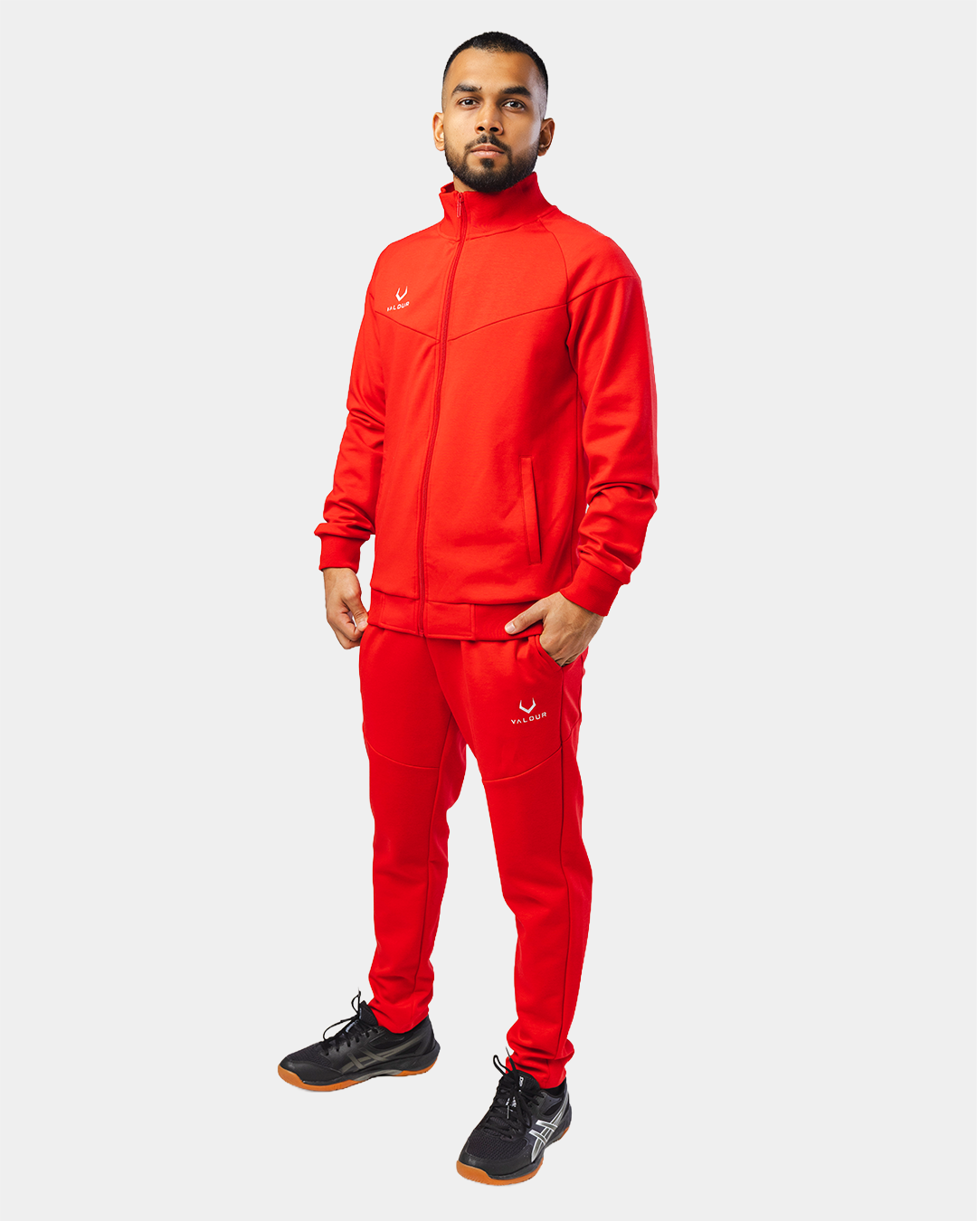 Ascend Tracksuit Jacket - Fiery Red