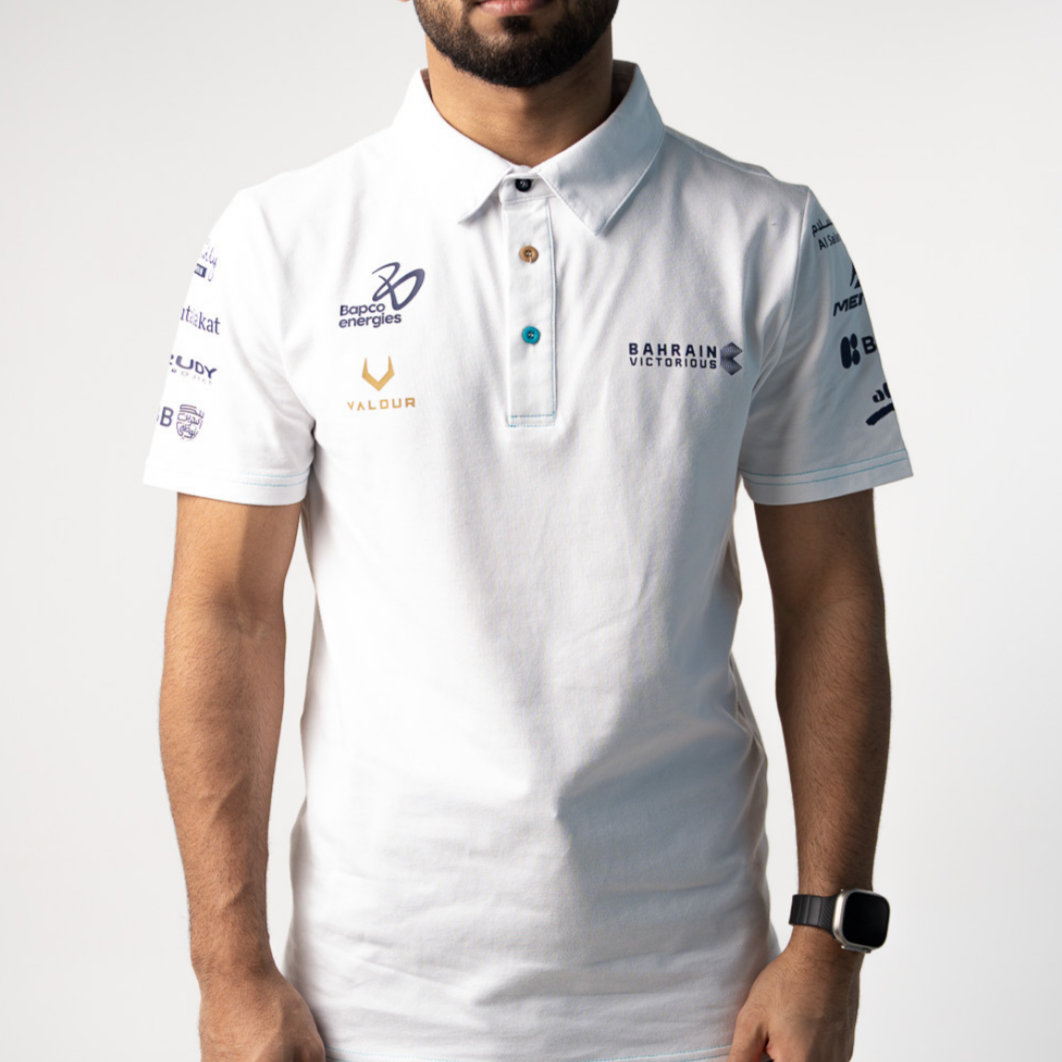 Bahrain VICTORIOUS Official Polo Top - White