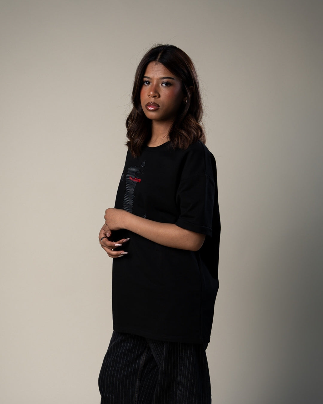 Patriot Spirit - Loose Fit Top - Black