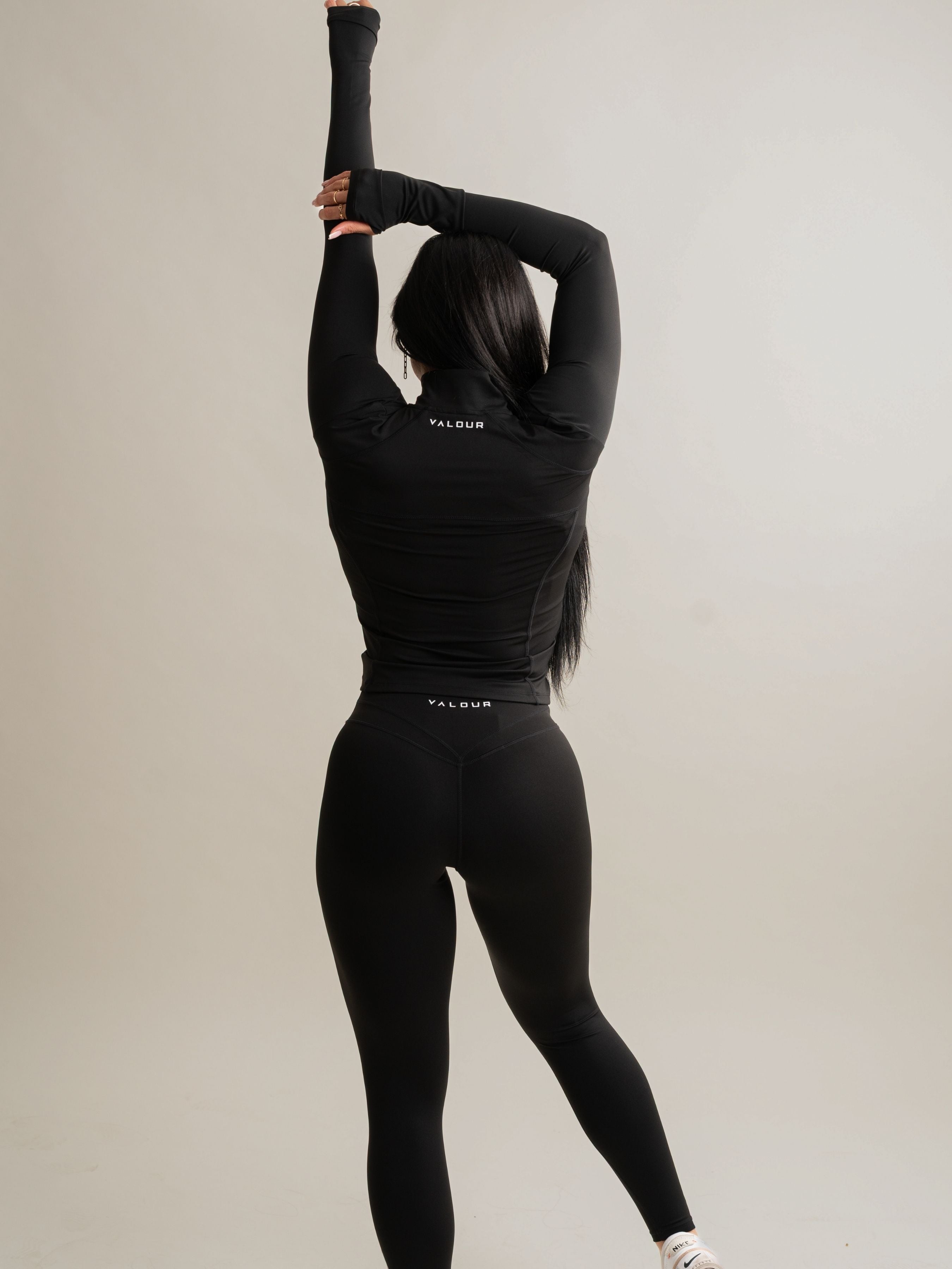 Sculpt Zip Up Jacket - Noir