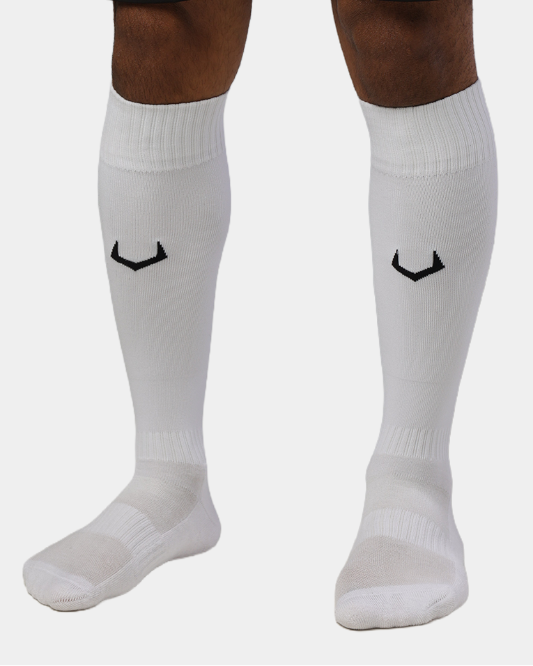 Stride Knee High Socks - White