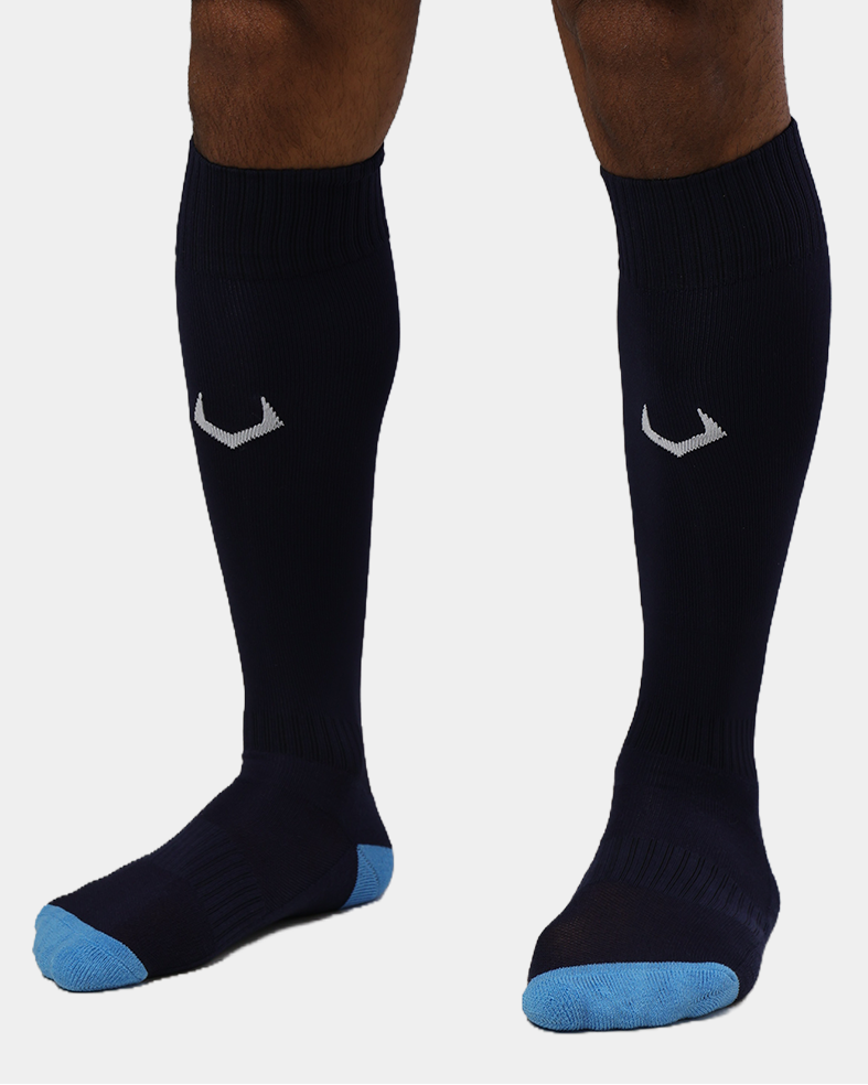 Stride Knee High Socks - Navy Blue