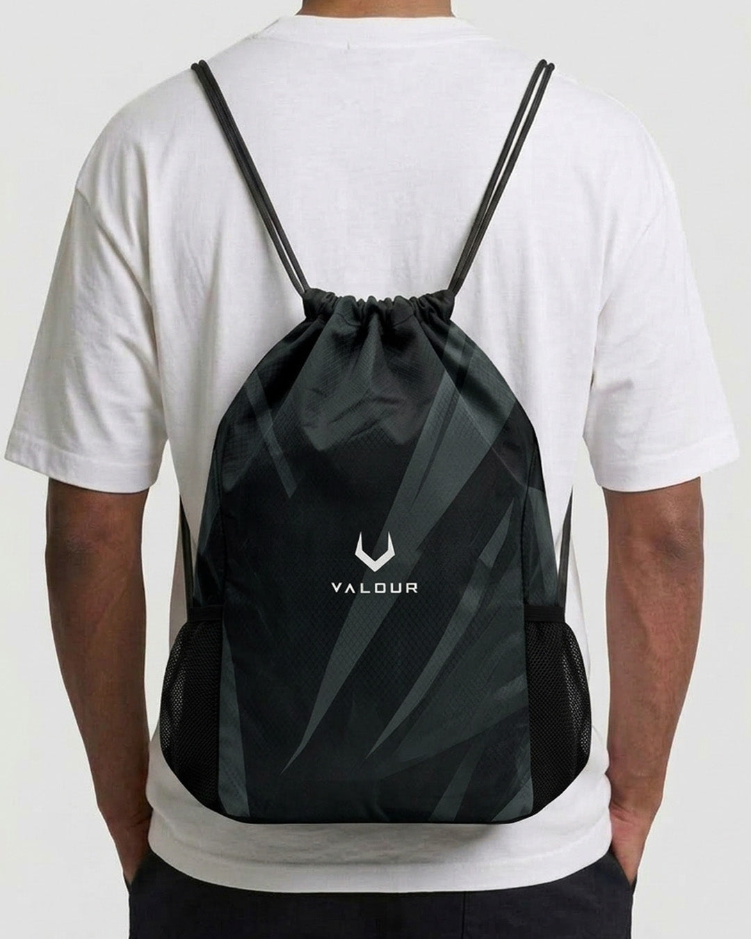 Drawstring Bag - Shadow Black