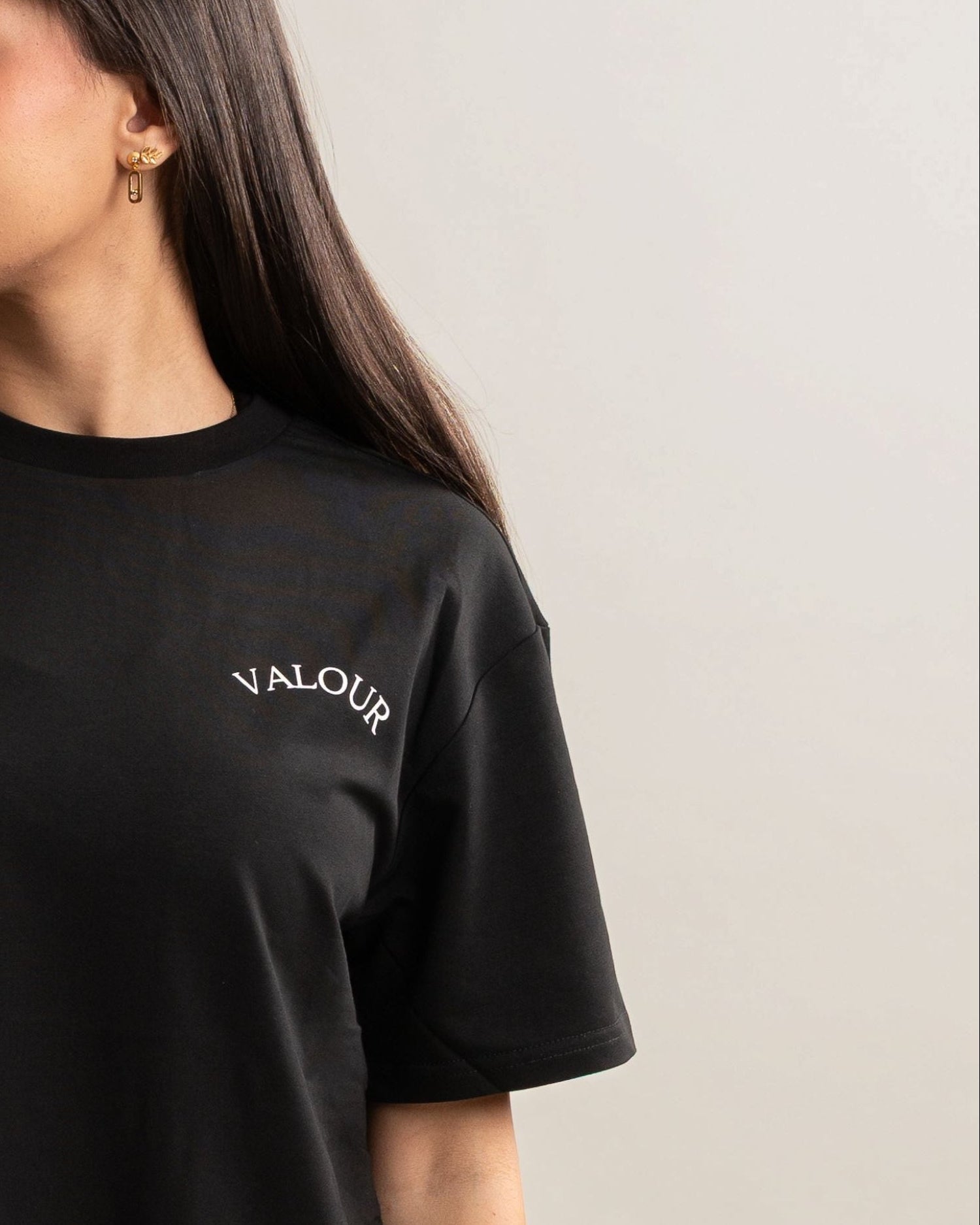 Oversized Essential Comfort Tee - Noir