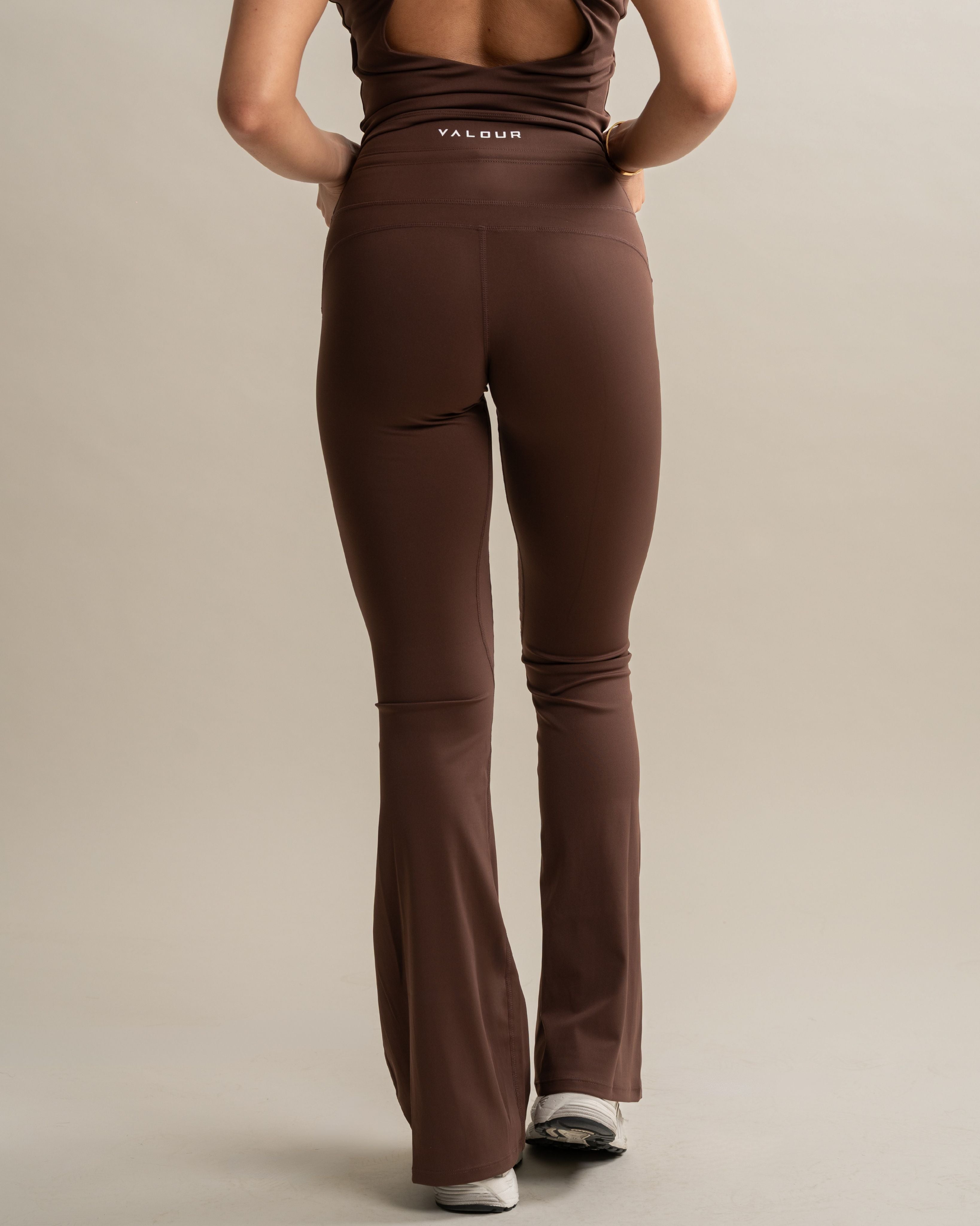 Flow Flare Leggings - Cocoa