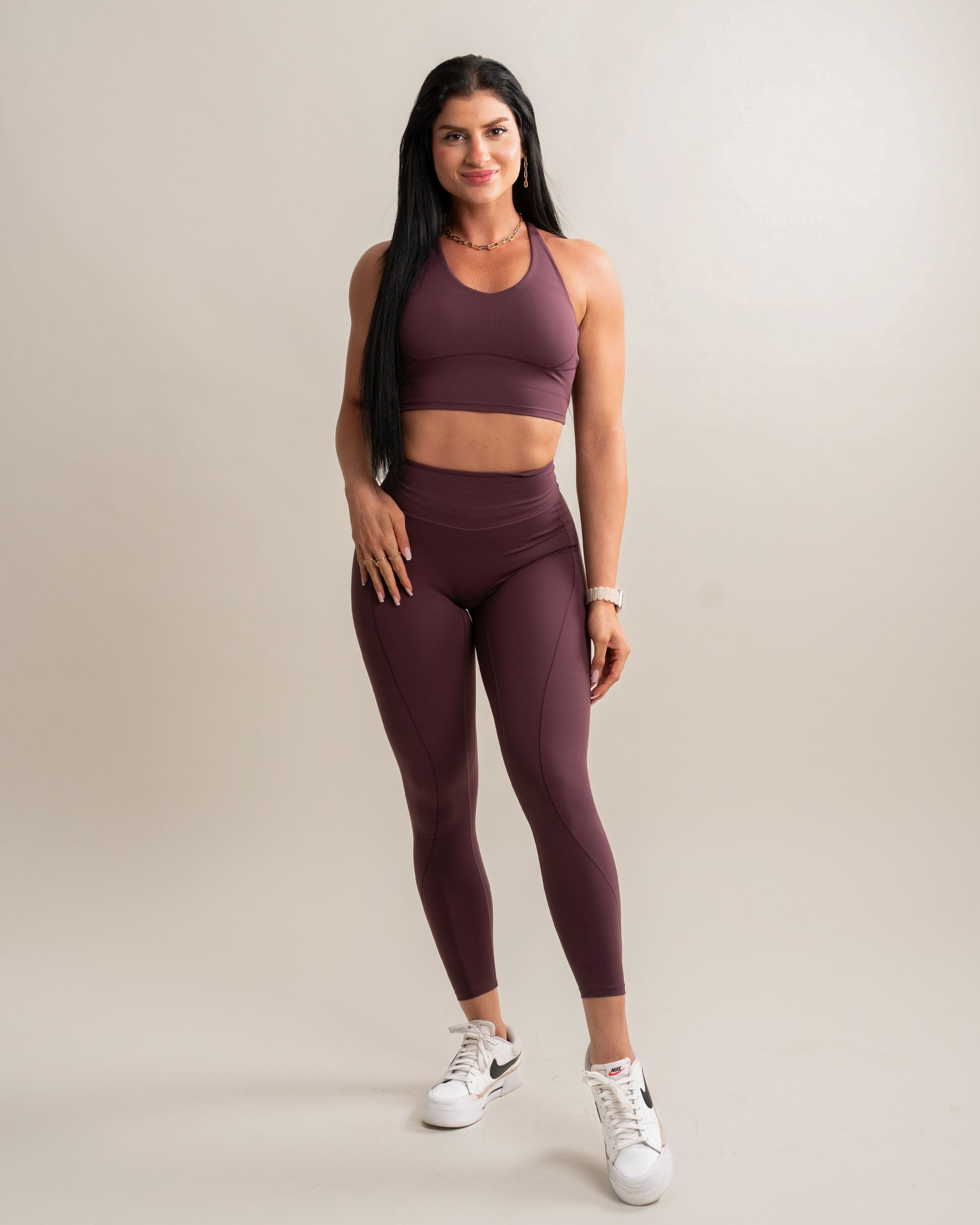 Meraki Contour Leggings - Fig