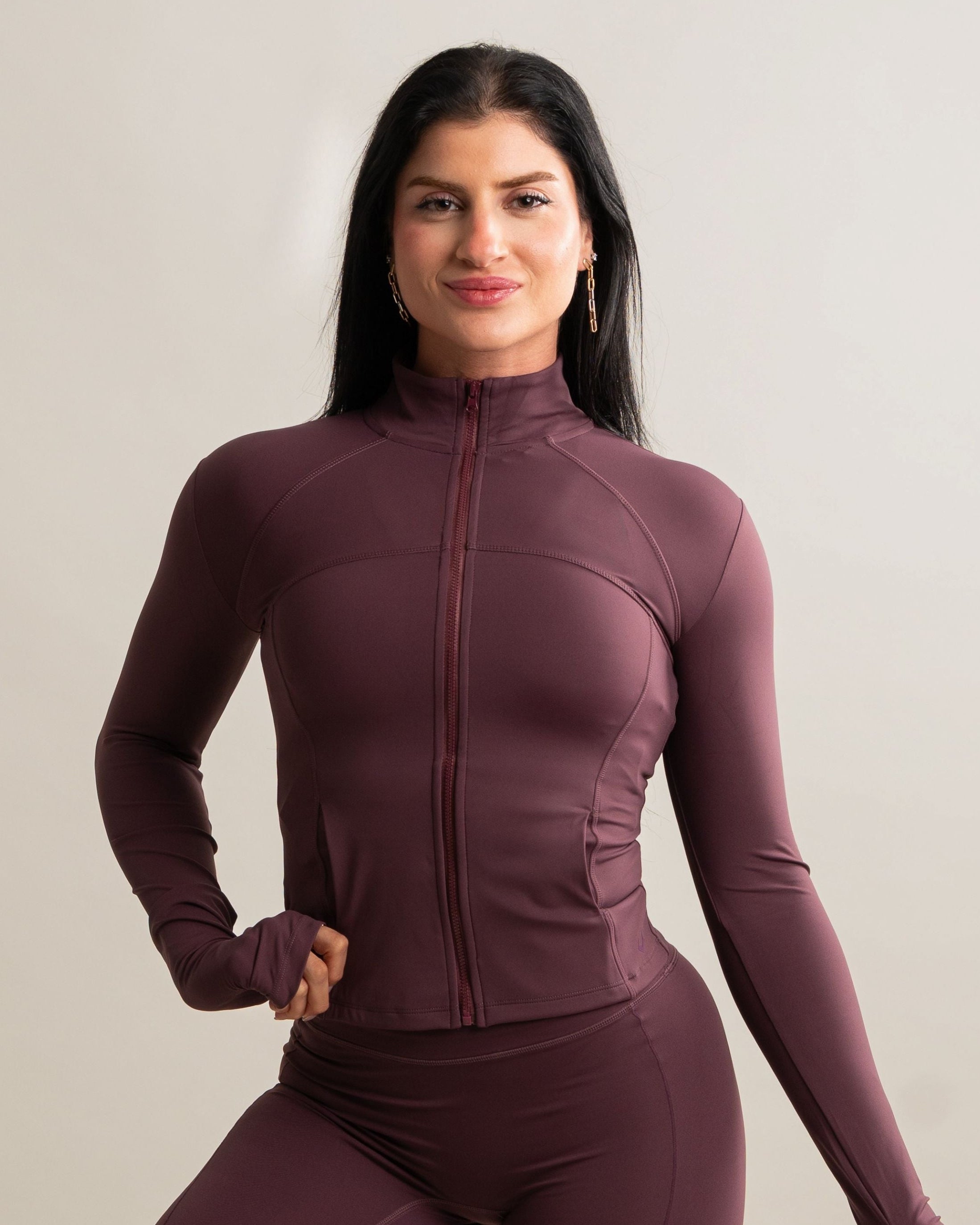 Sculpt Zip Up Jacket - Fig