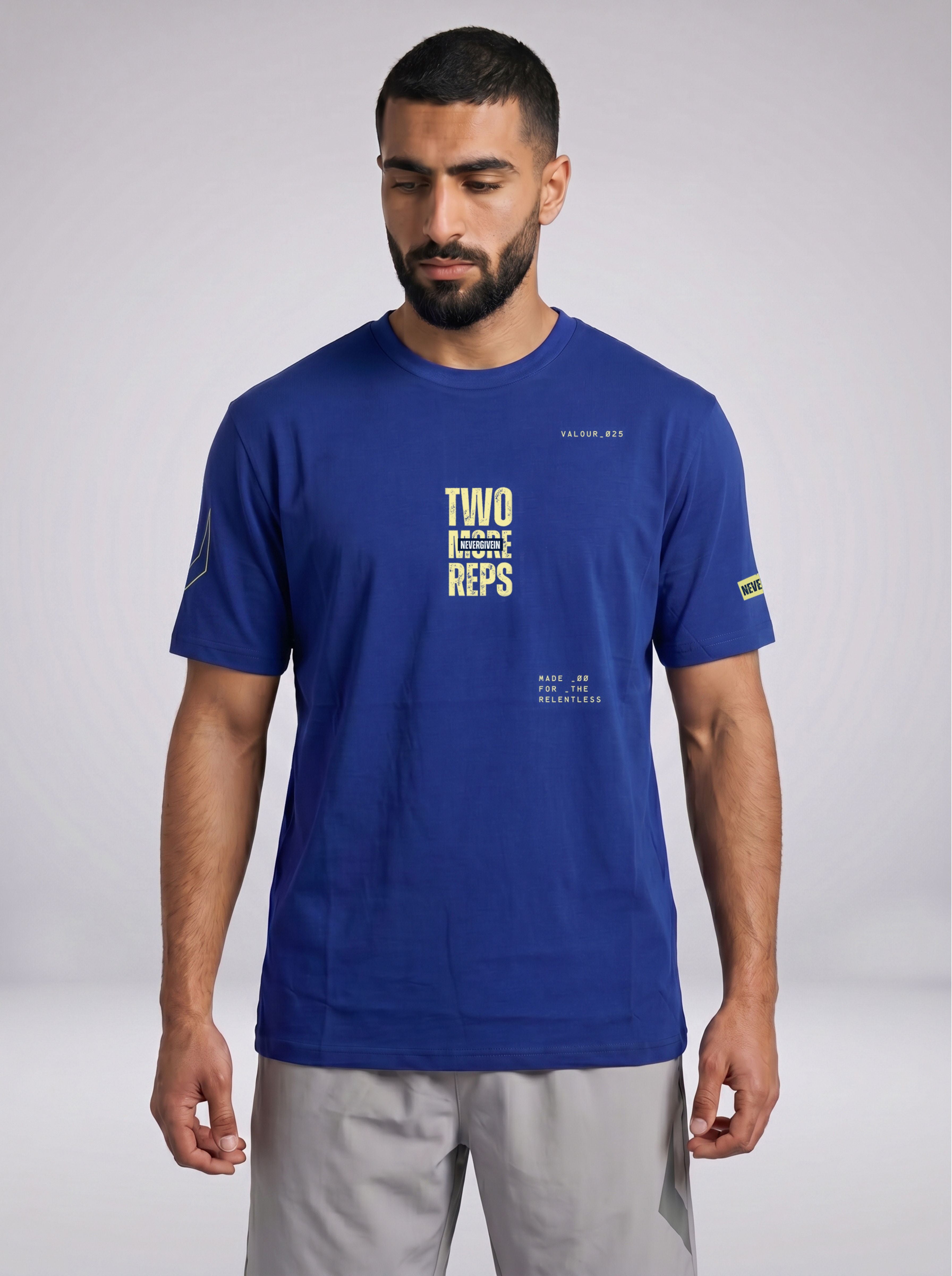 2MR Round Neck T-Shirt - Blue