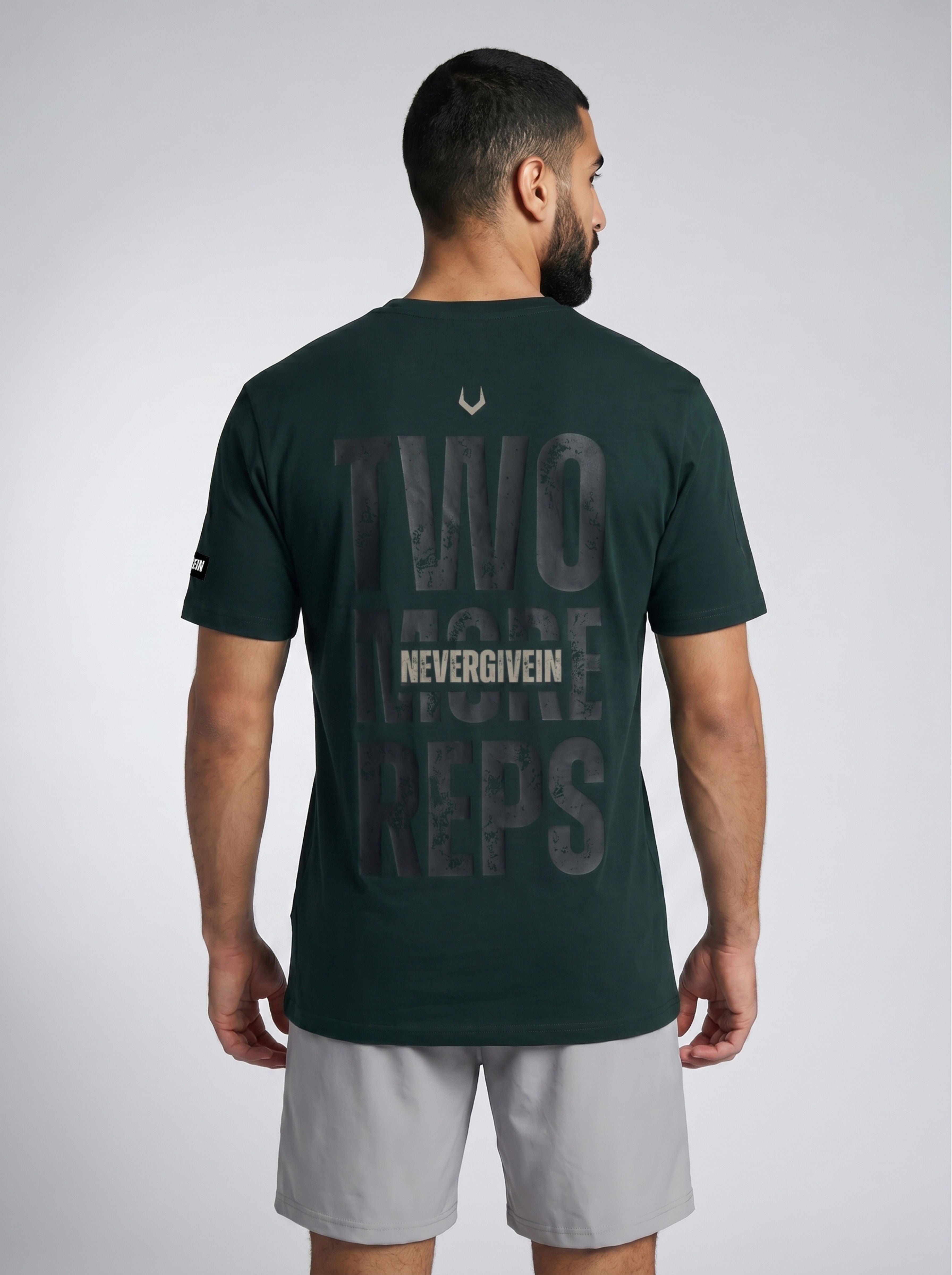 2MR Round Neck T-Shirt - Green/Black