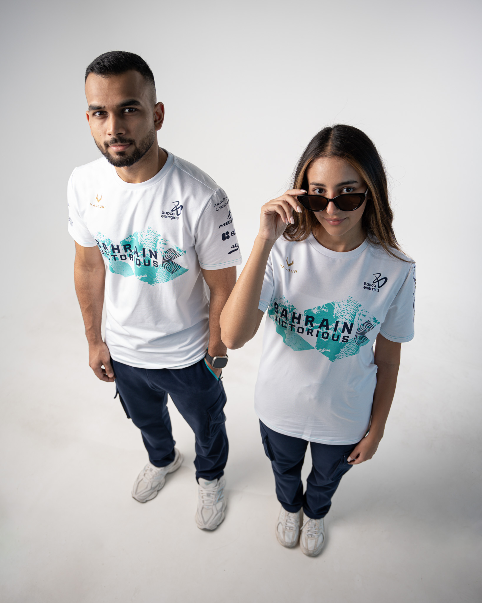 Bahrain VICTORIOUS Official Top - Palmera White – Valour Apparel Bahrain VICTORIOUS Official Top - Palmera White – Valour Apparel