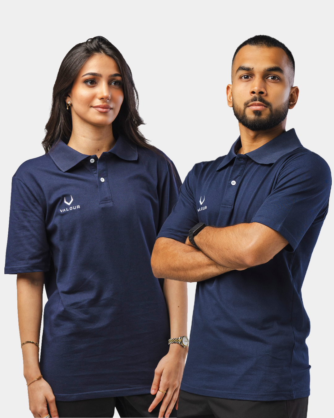 Prestige Polo Top - Navy