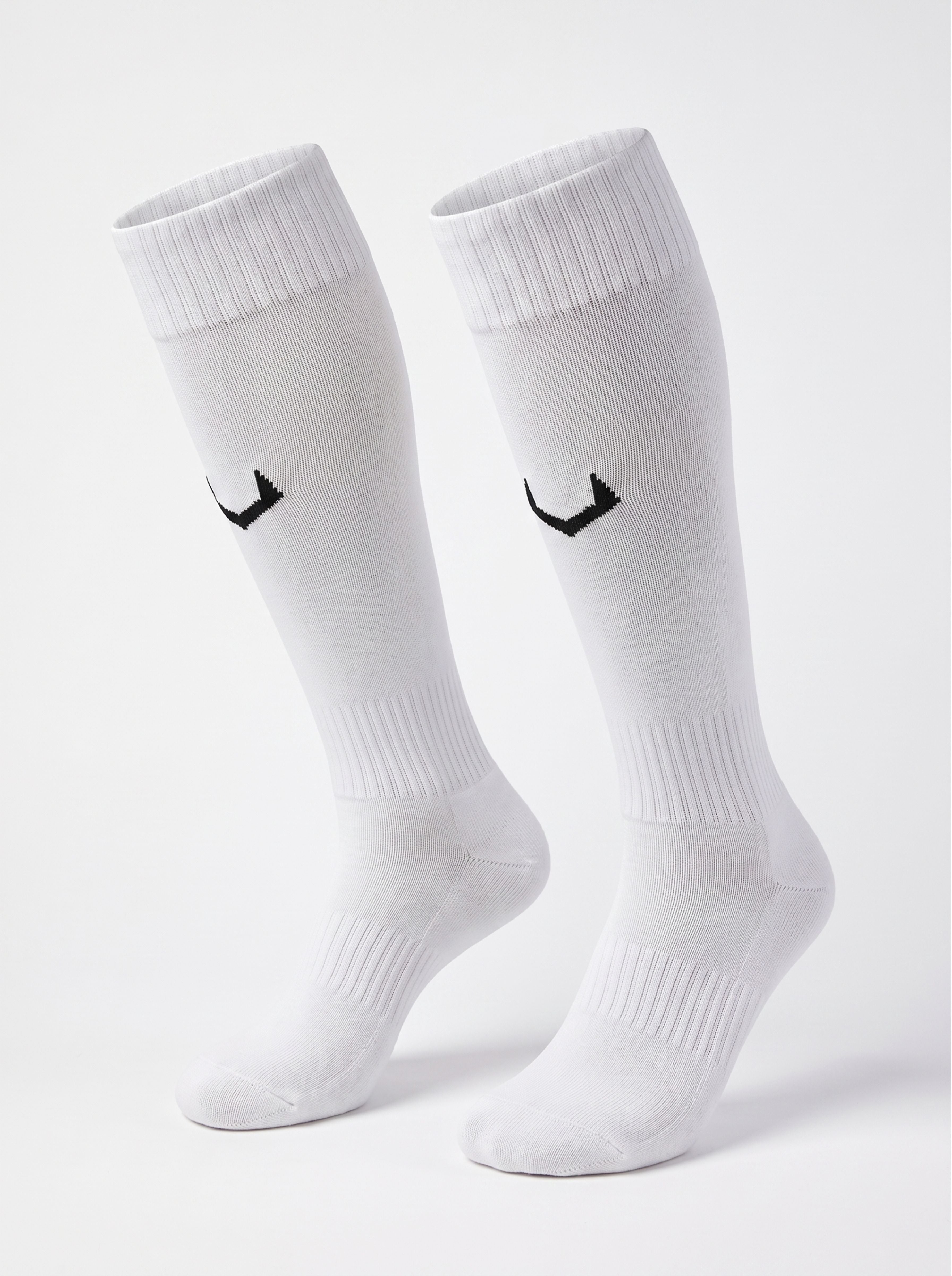 Stride Knee High Socks - White