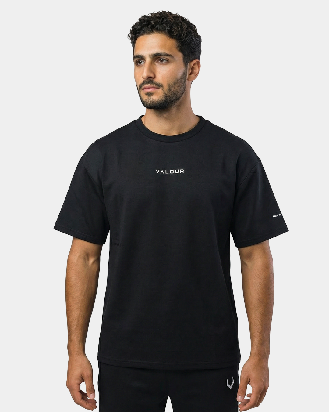 Atlas Comfort Fit Top - Black & White