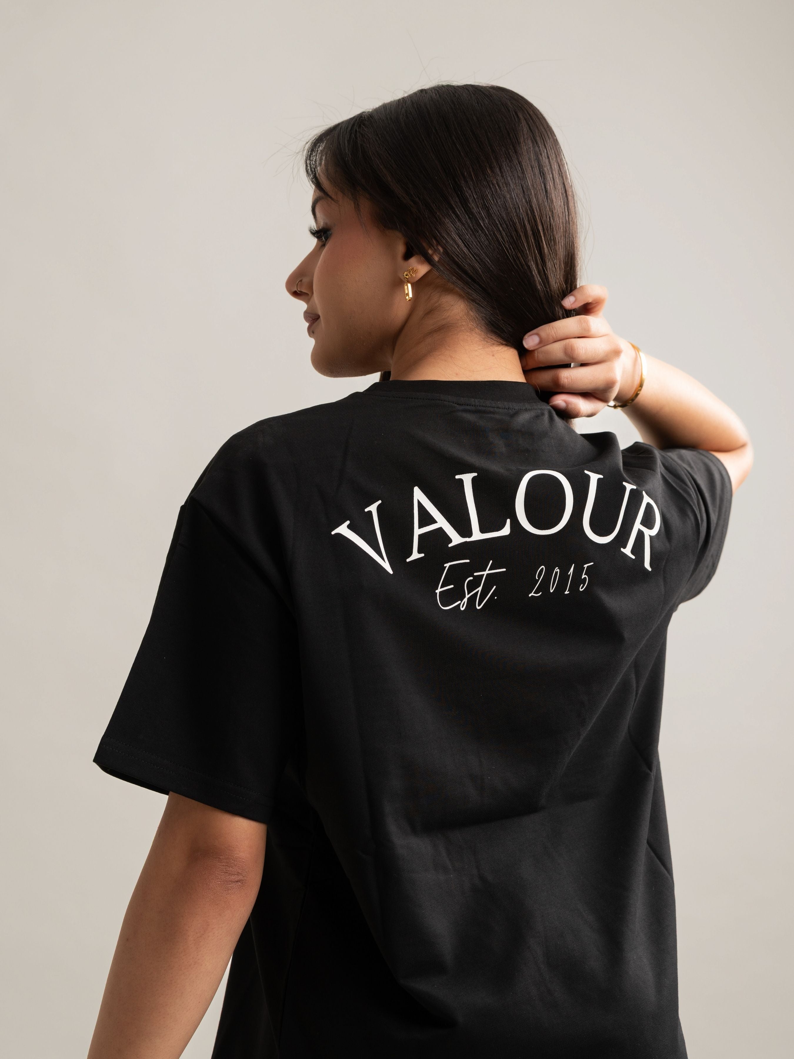 Oversized Essential Comfort Tee - Noir