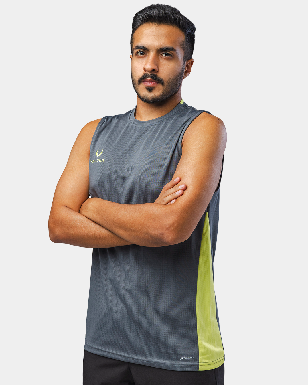 Sports Sleeveless Jersey - Finesse - Characol