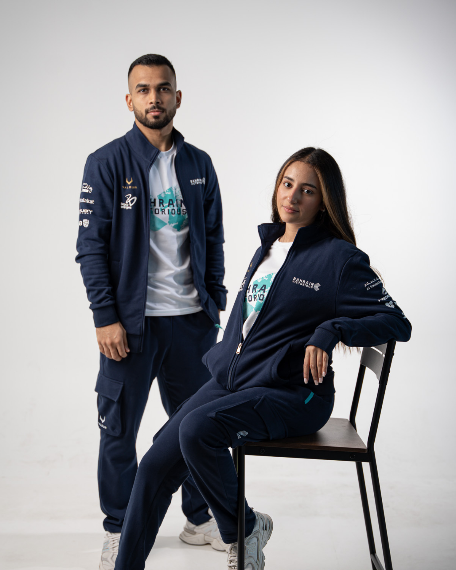 Bahrain VICTORIOUS Official Fleece Tracksuit  Jacket - Navy