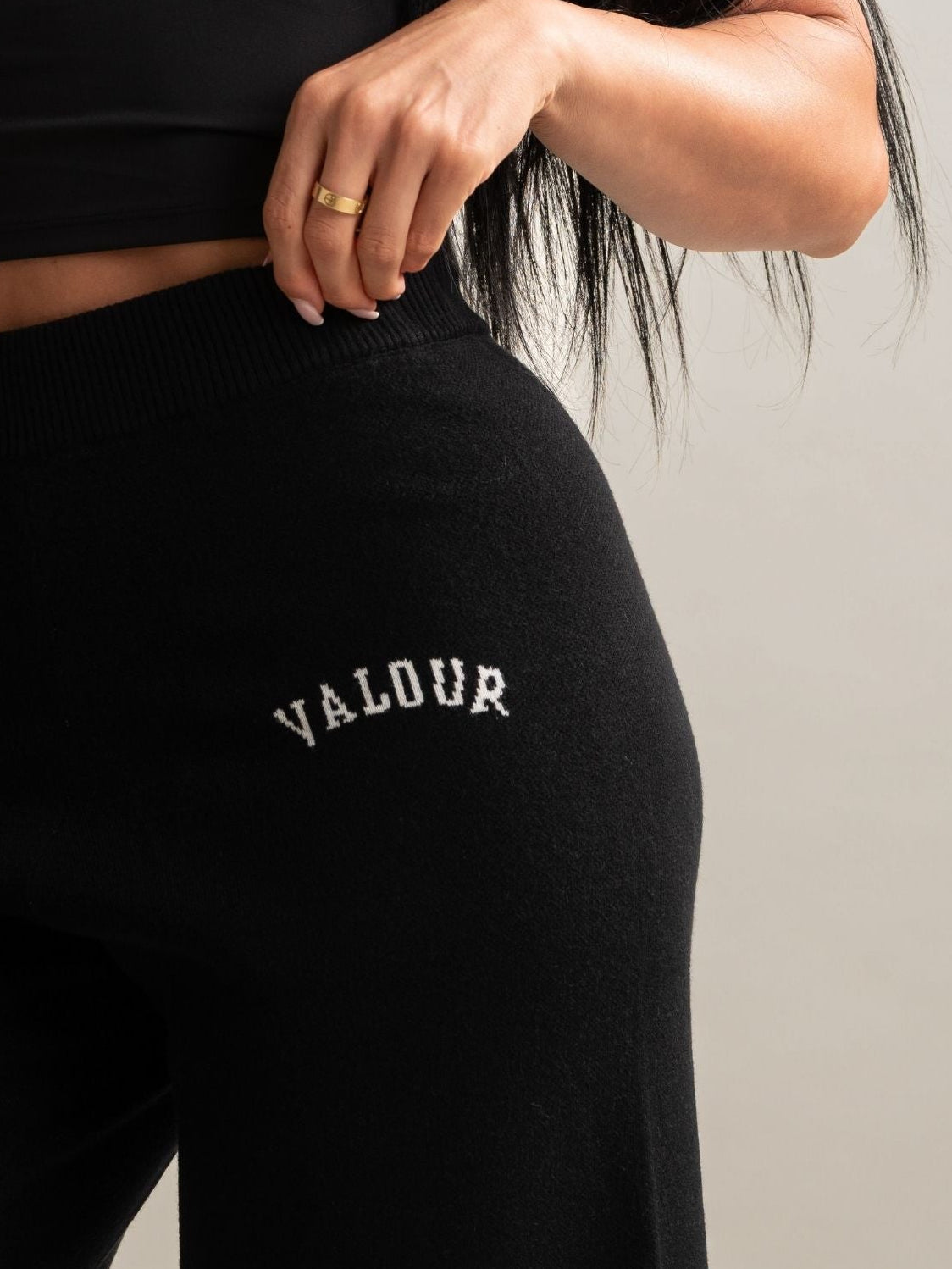 Serene Knit Pants - Noir