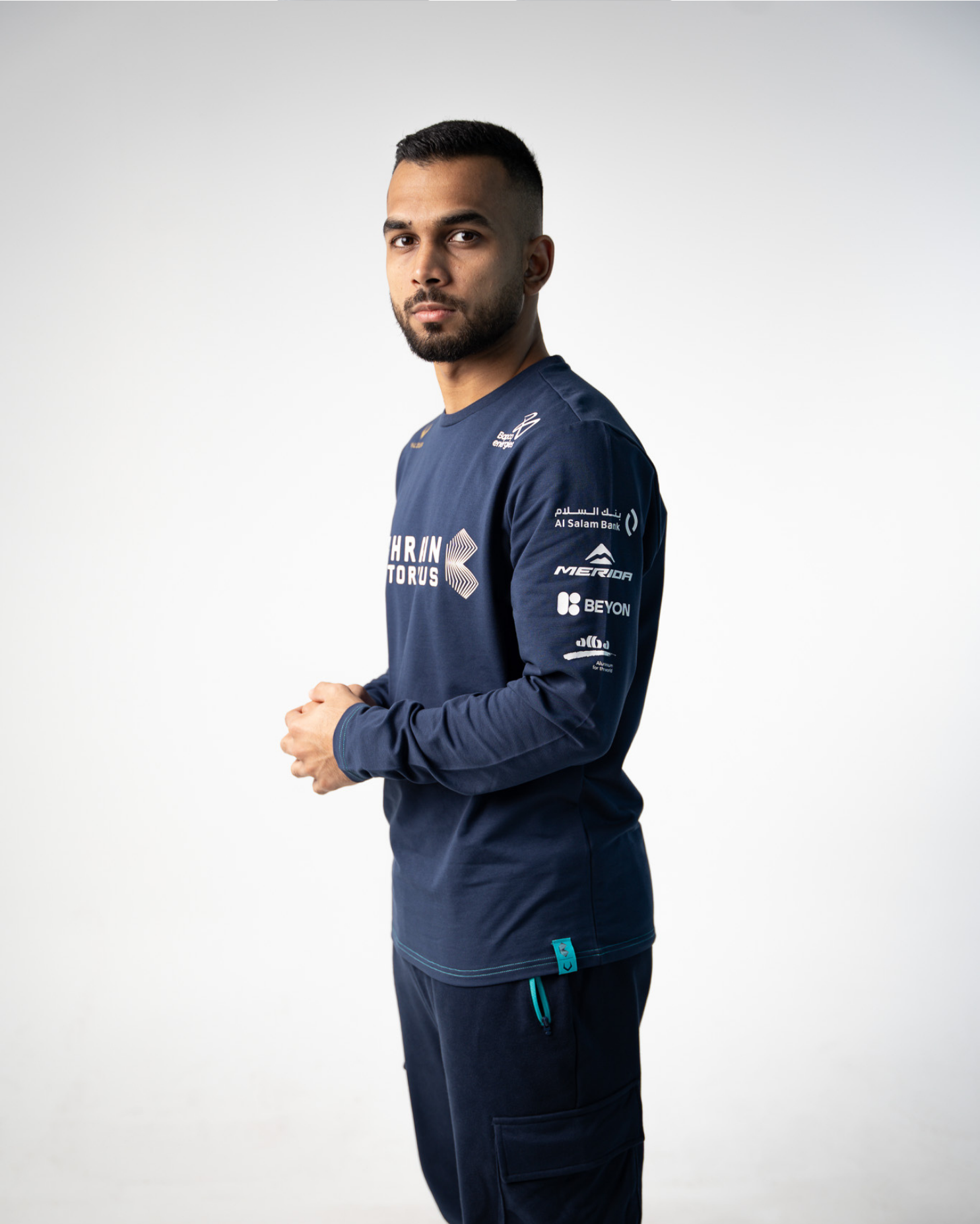 Bahrain VICTORIOUS Official Long Sleeve Top - Navy Blue