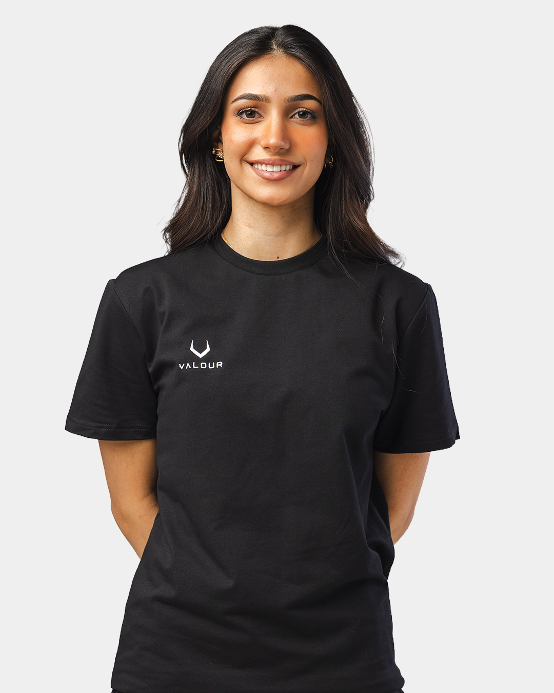 Element Round Neck Top - Black