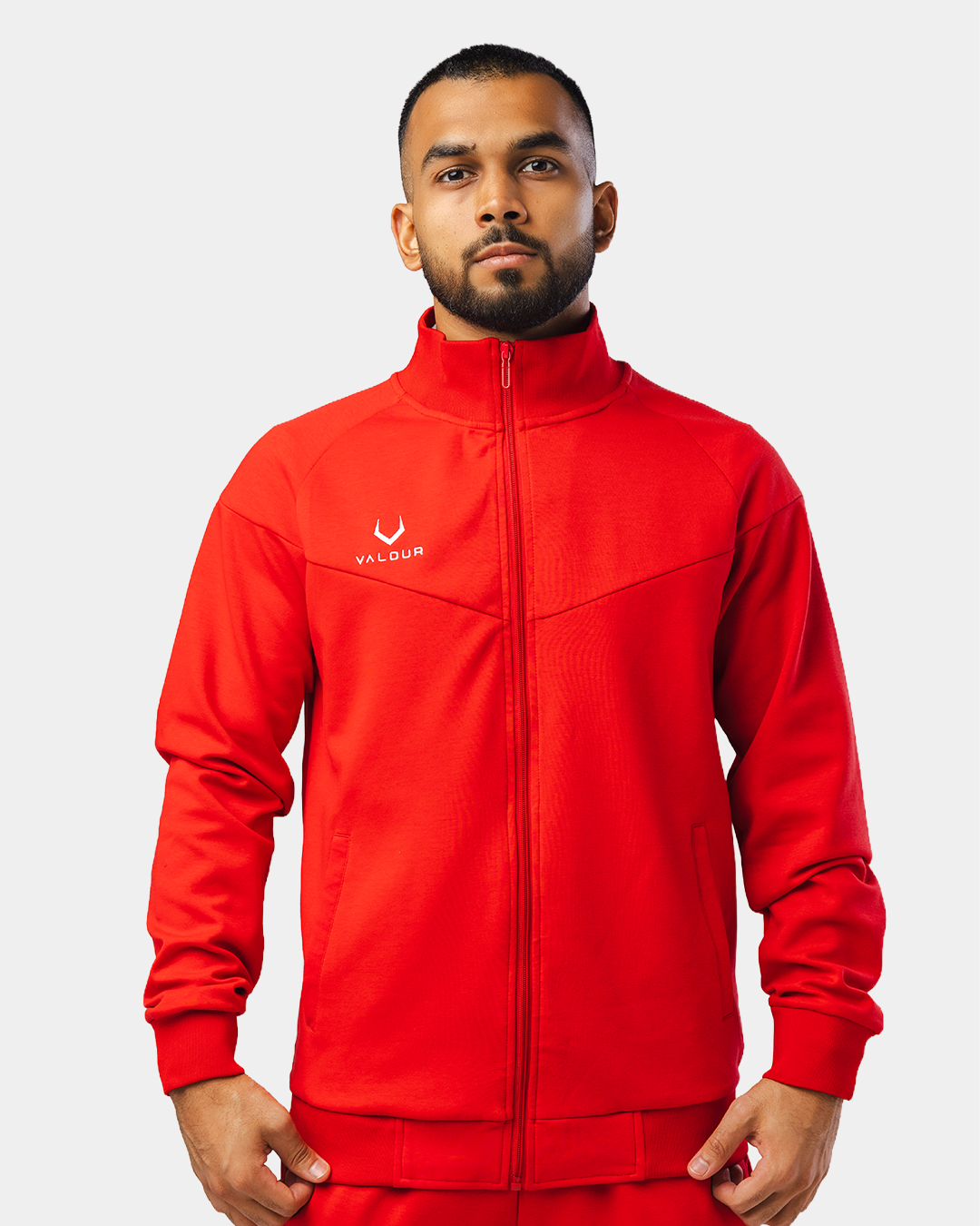Ascend Tracksuit Jacket - Fiery Red