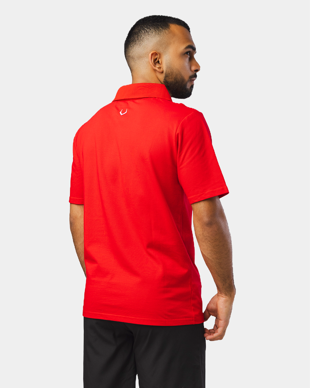 Prestige Polo Top - Fiery Red