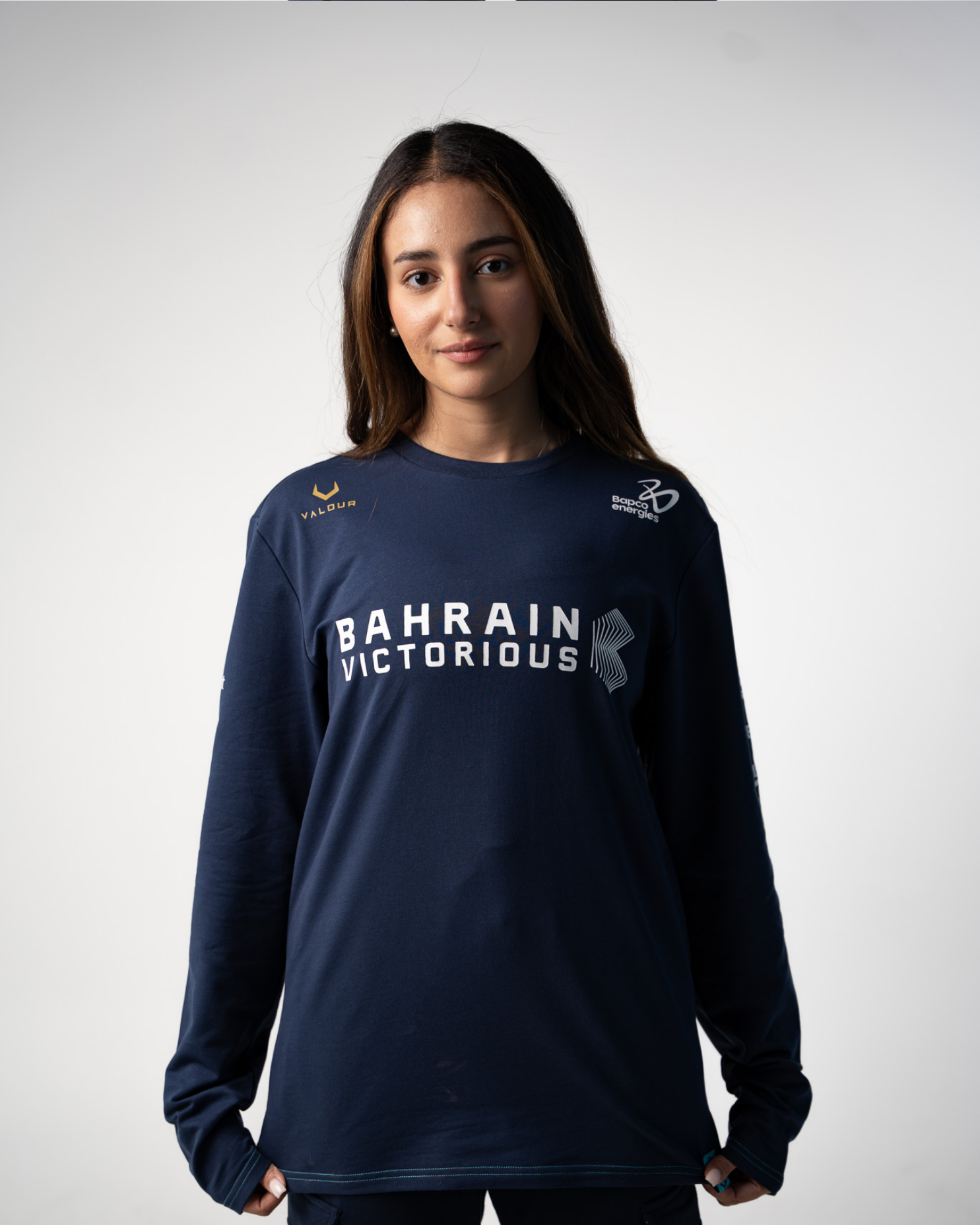 Bahrain VICTORIOUS Official Long Sleeve Top - Navy Blue