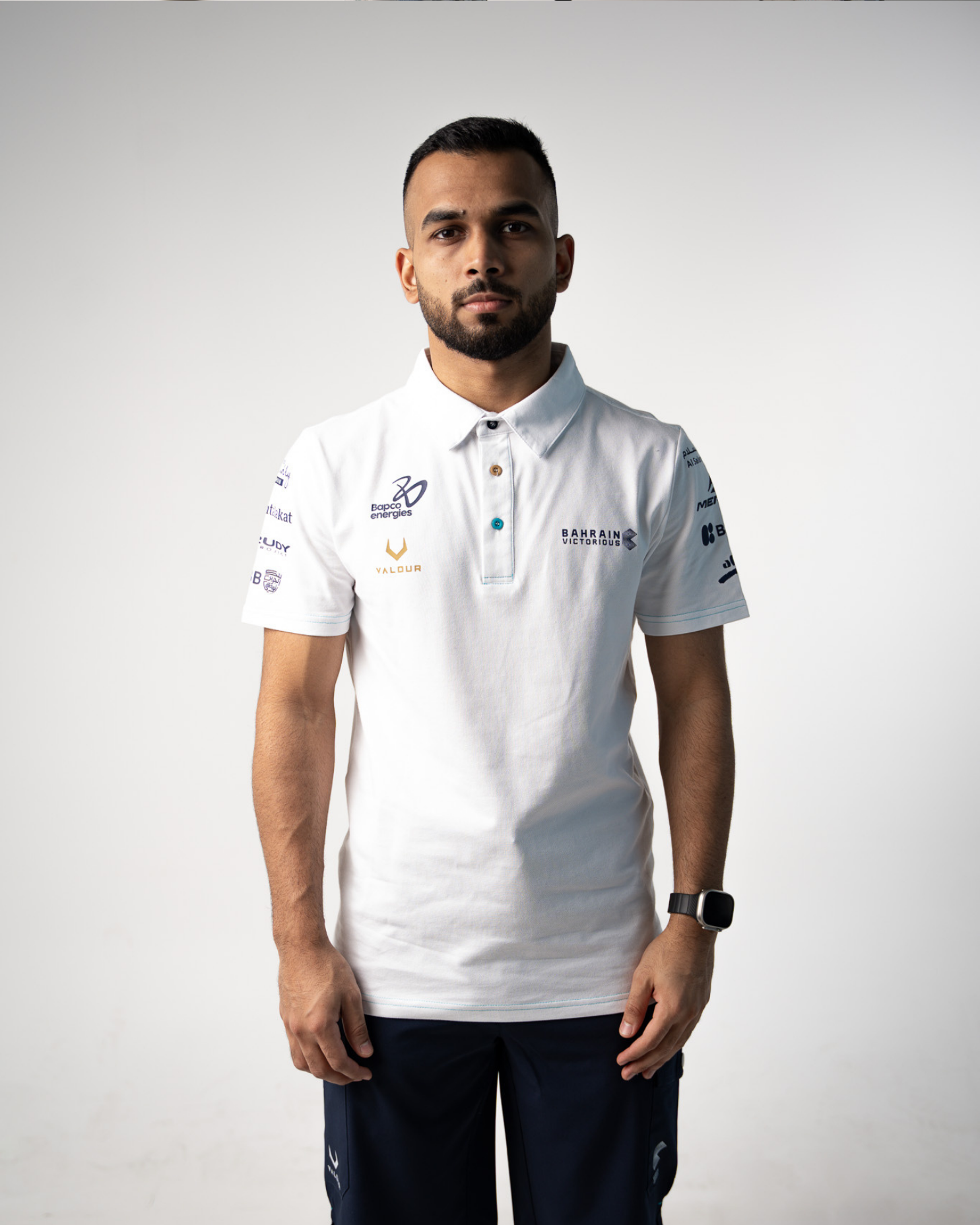 Bahrain VICTORIOUS Official Polo Top - White