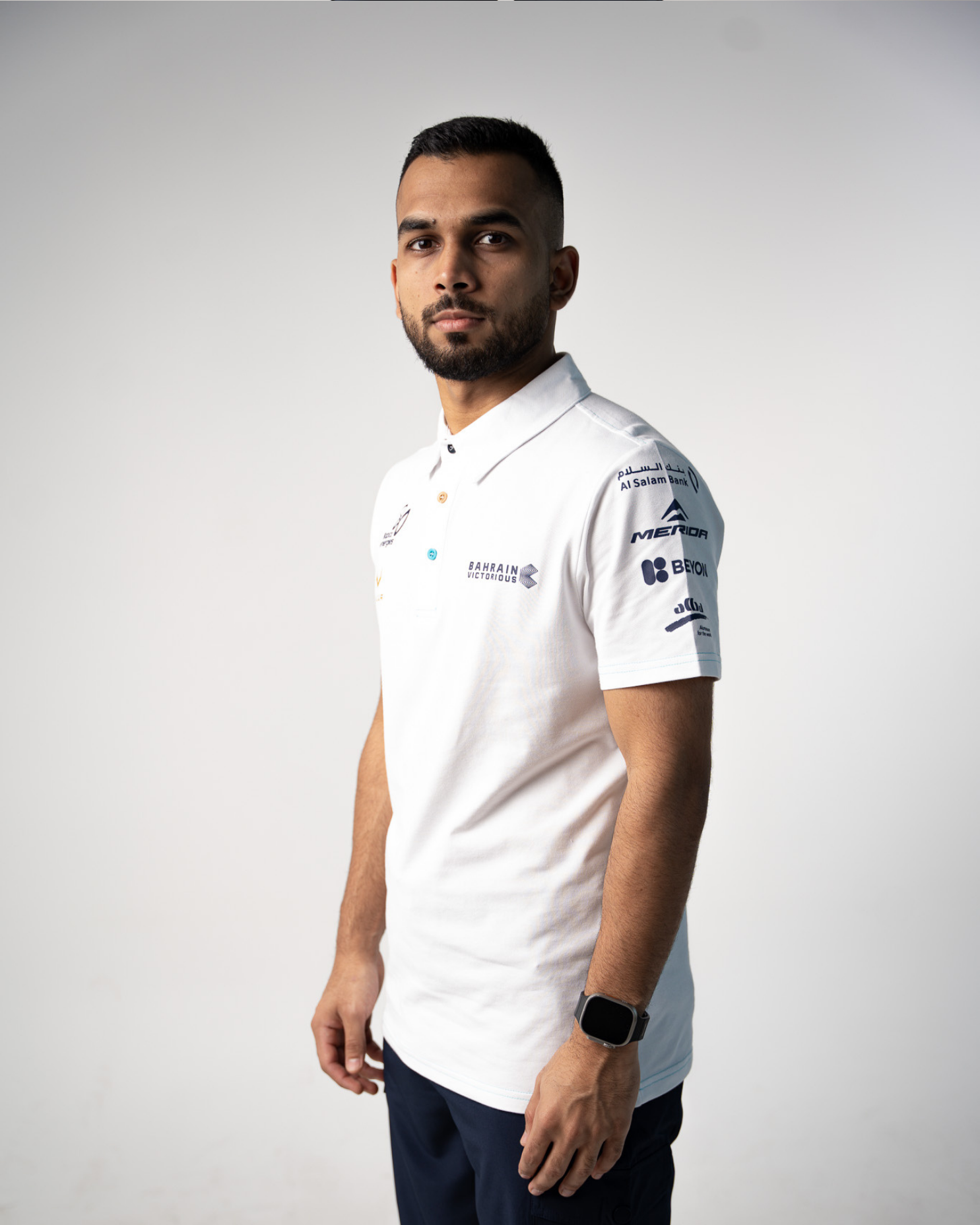 Bahrain VICTORIOUS Official Polo Top - White