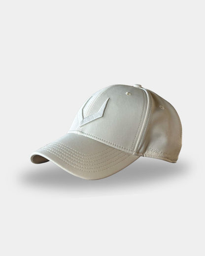 Shadow Collection – Ivory White Round Brim Cap