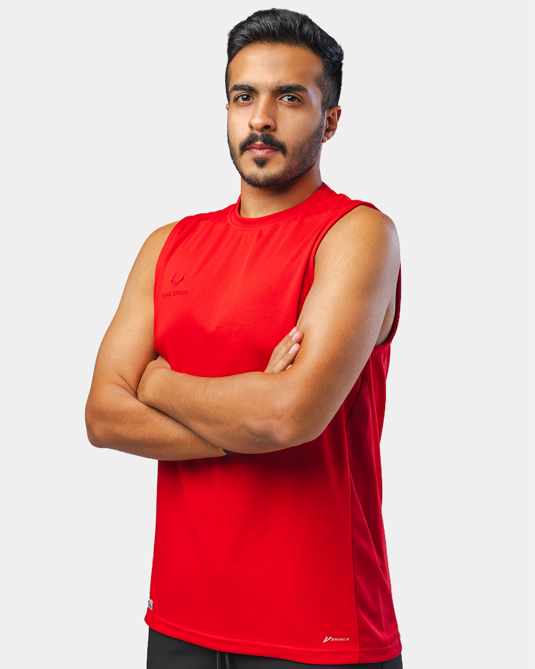 Sports Sleeveless Jersey - Finesse - Red