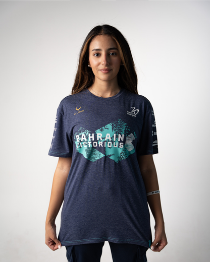 Bahrain VICTORIOUS Official Top - Palmera Blue