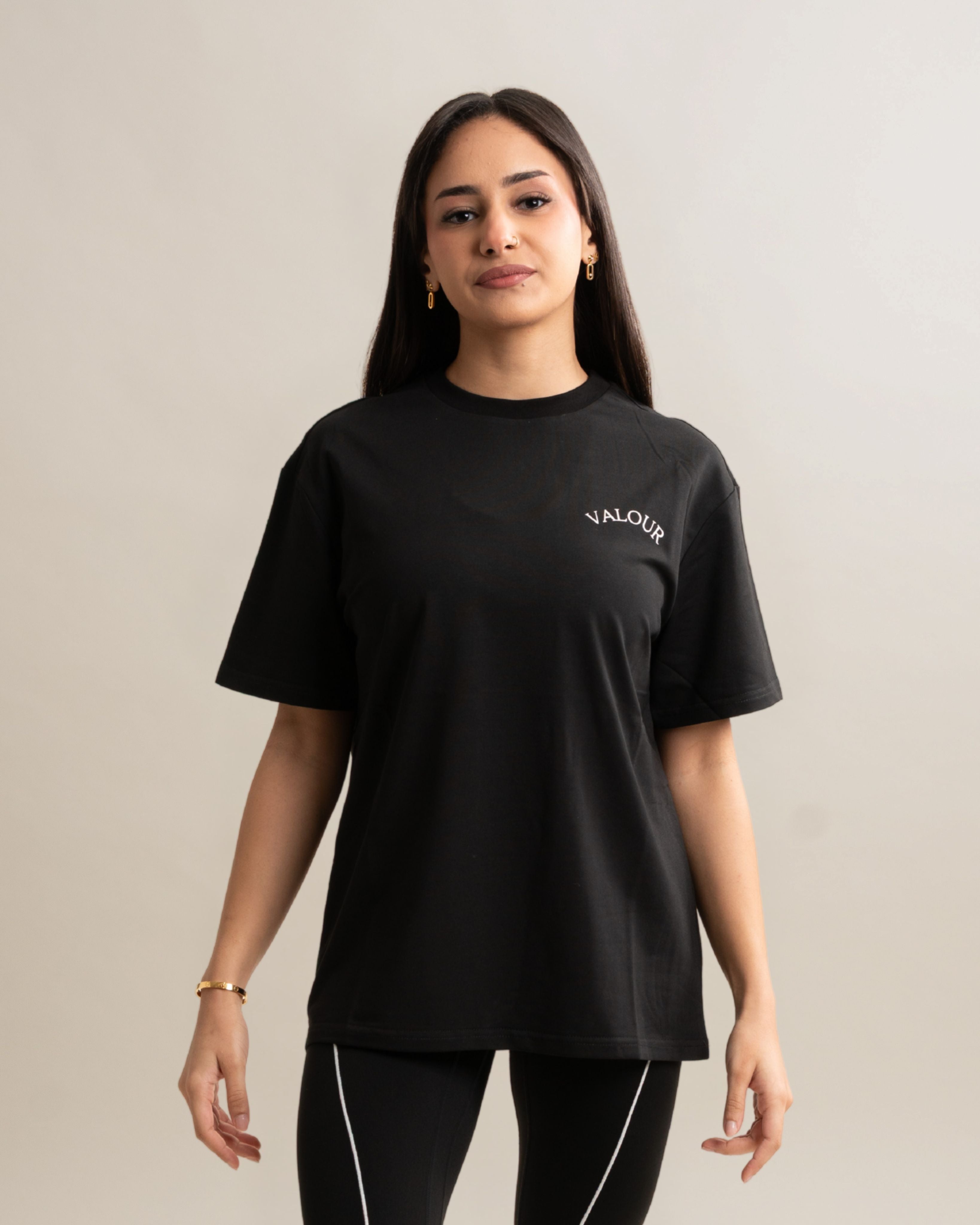 Oversized Essential Comfort Tee - Noir