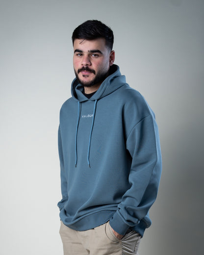 Aether Unisex Hoodie - Steel Blue