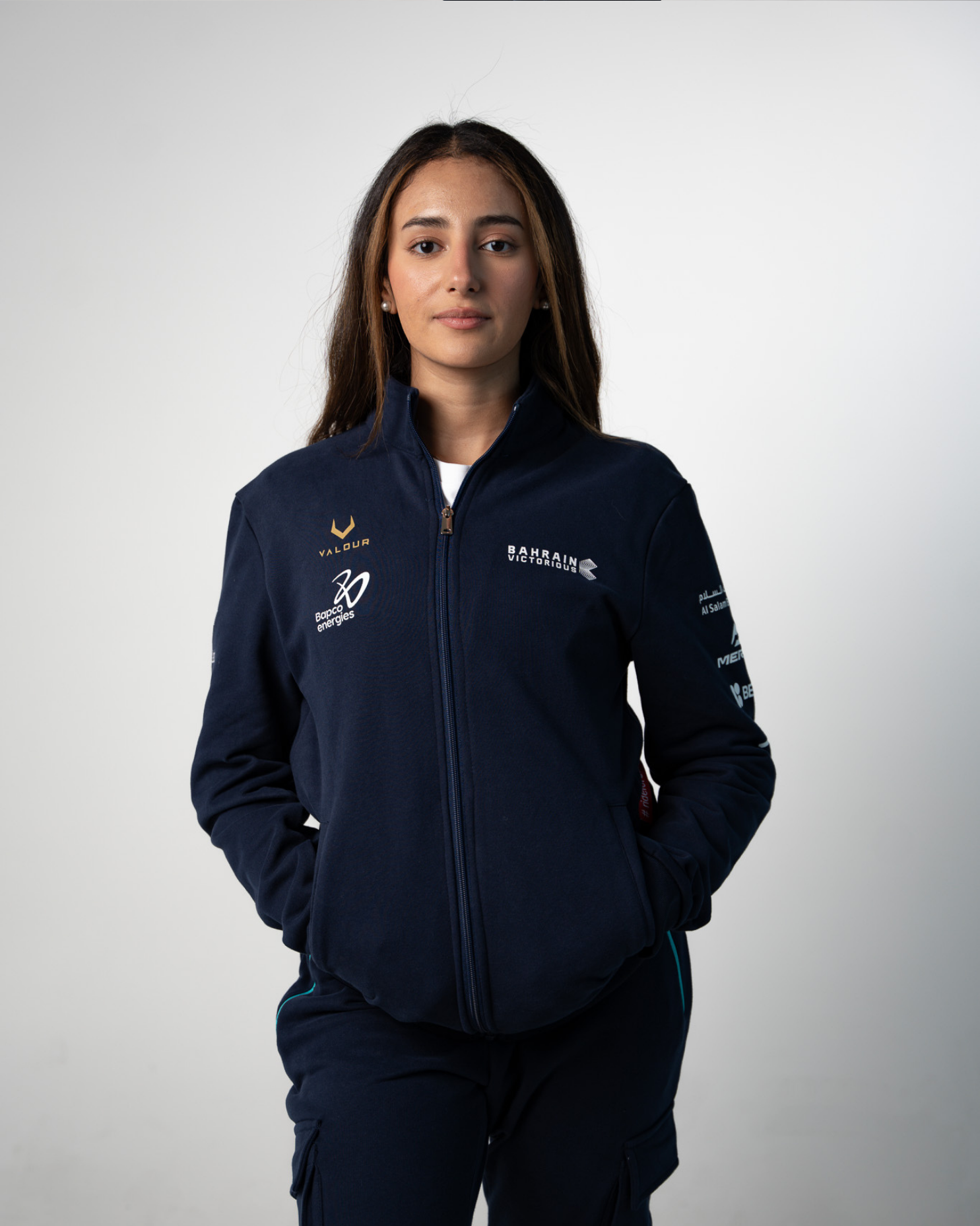 Bahrain VICTORIOUS Official Fleece Tracksuit  Jacket - Navy