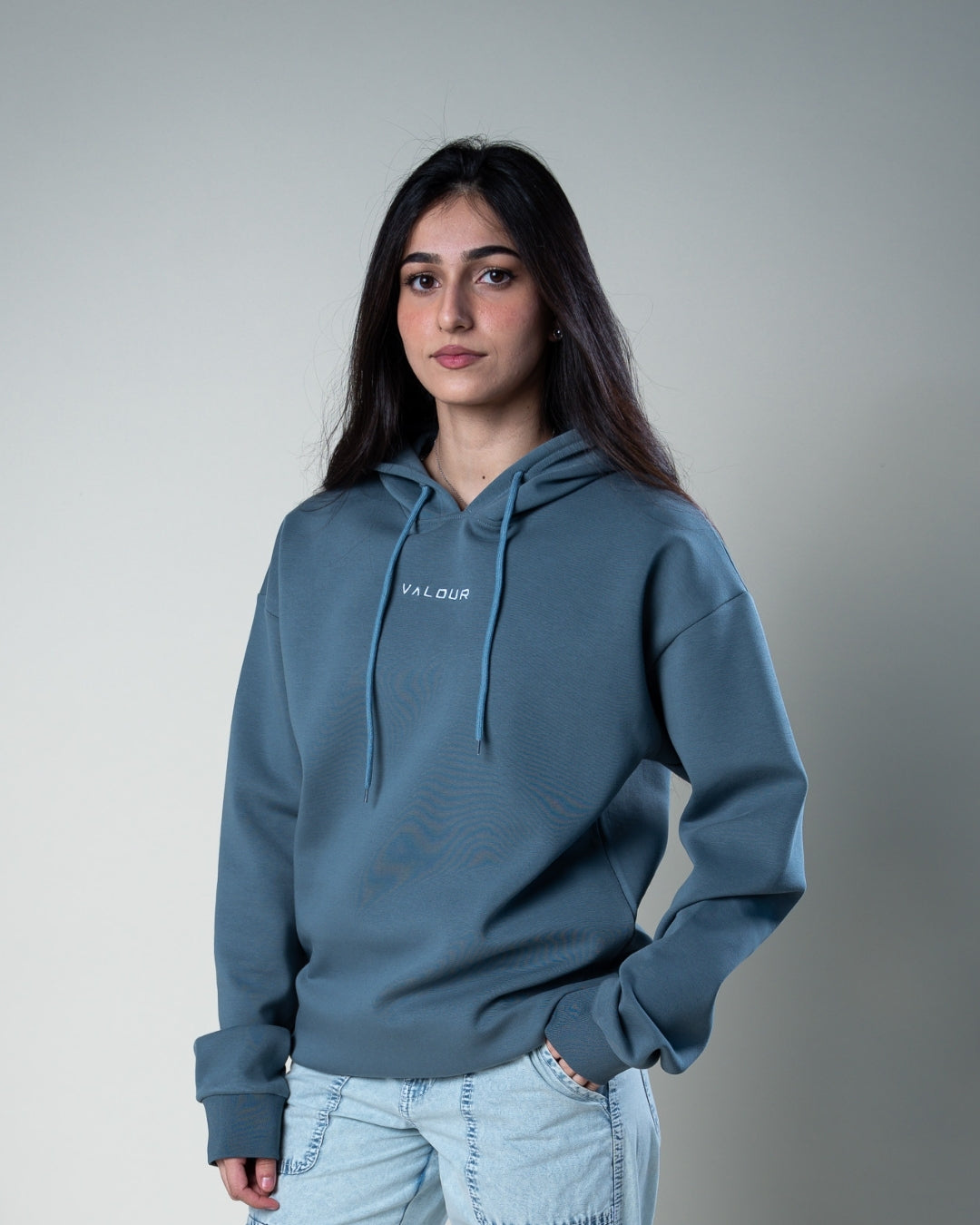 Aether Unisex Hoodie - Steel Blue