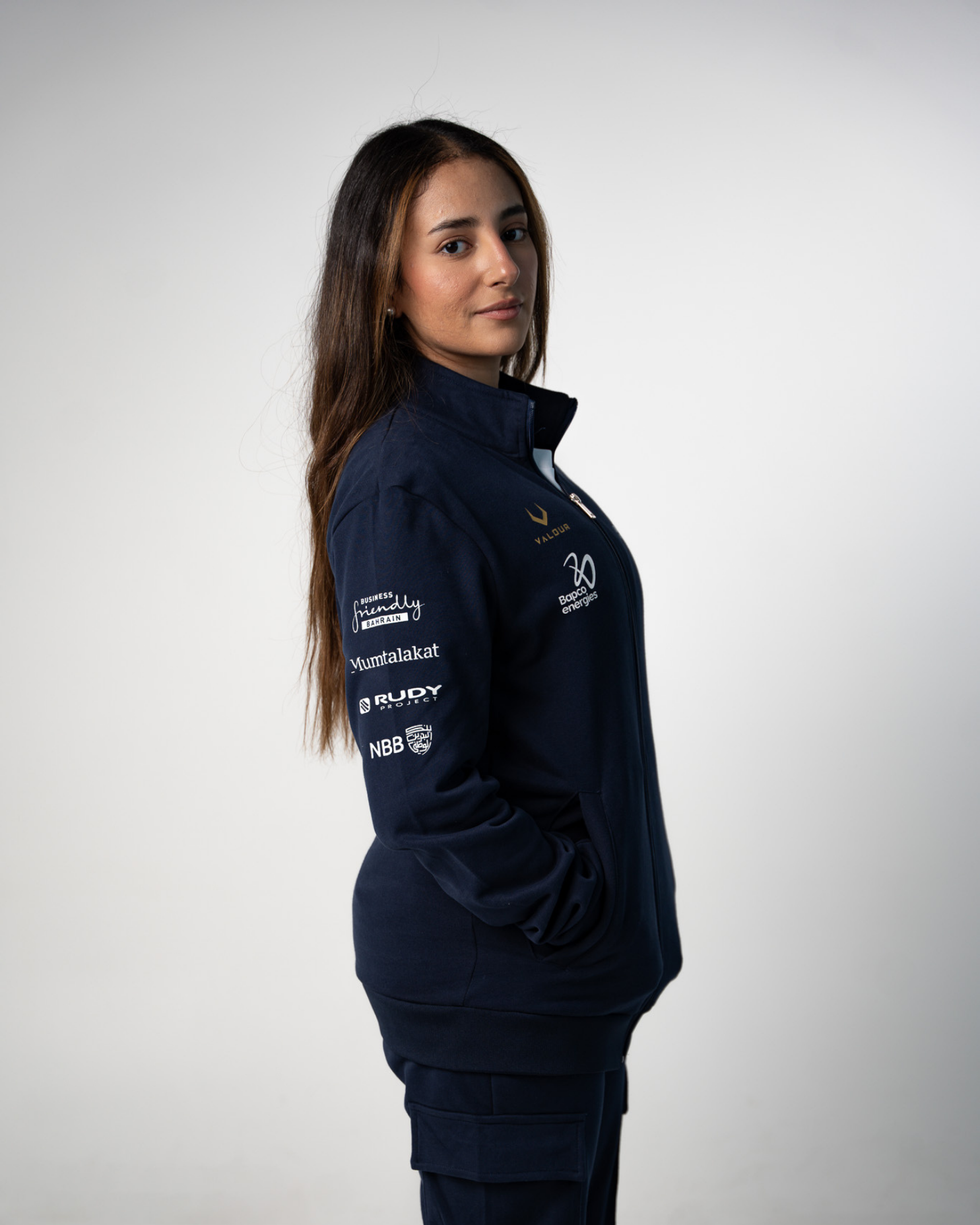 Bahrain VICTORIOUS Official Fleece Tracksuit  Jacket - Navy