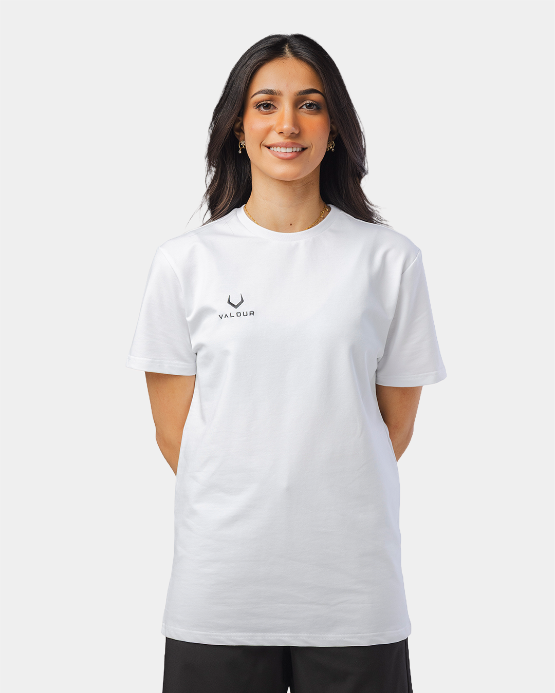 Element Round Neck Top - White