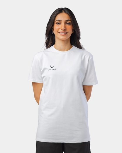 Element Round Neck Top - White