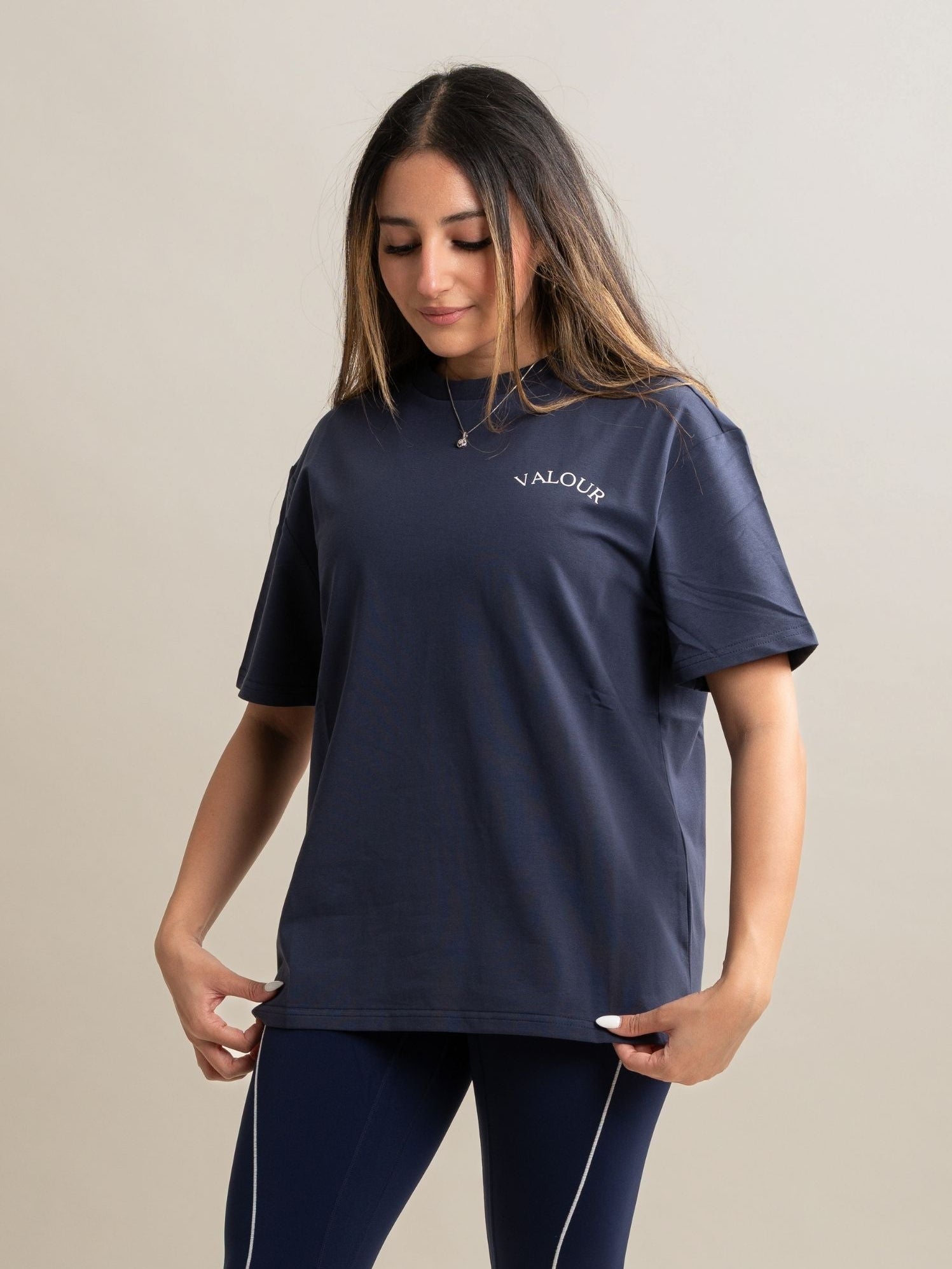 Oversized Essential Comfort Tee - Eclipse