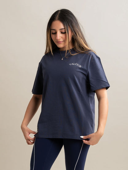 Oversized Essential Comfort Tee - Eclipse