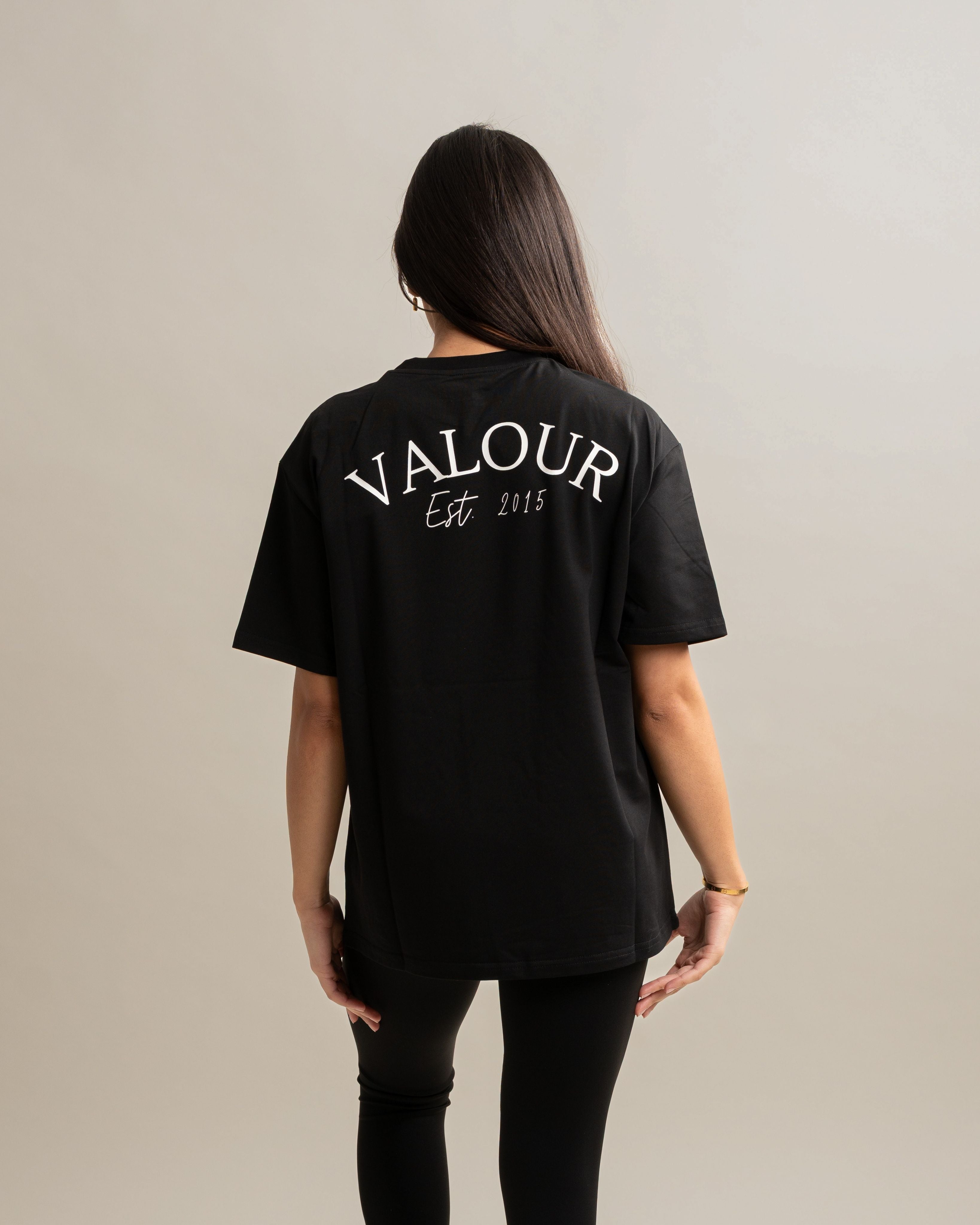 Oversized Essential Comfort Tee - Noir