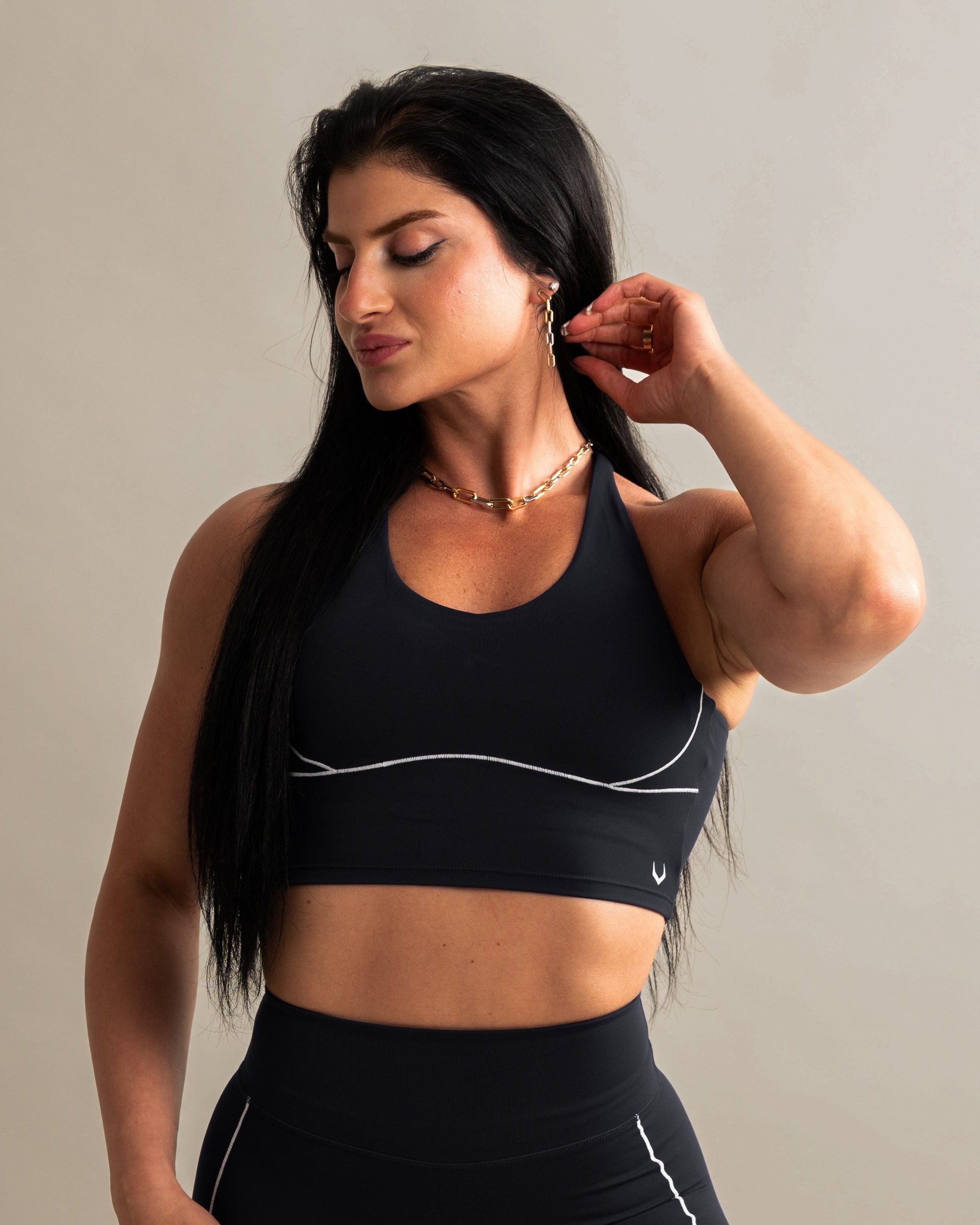 Meraki Contour Sports Bra - Noir