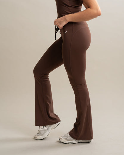 Flow Flare Leggings - Cocoa