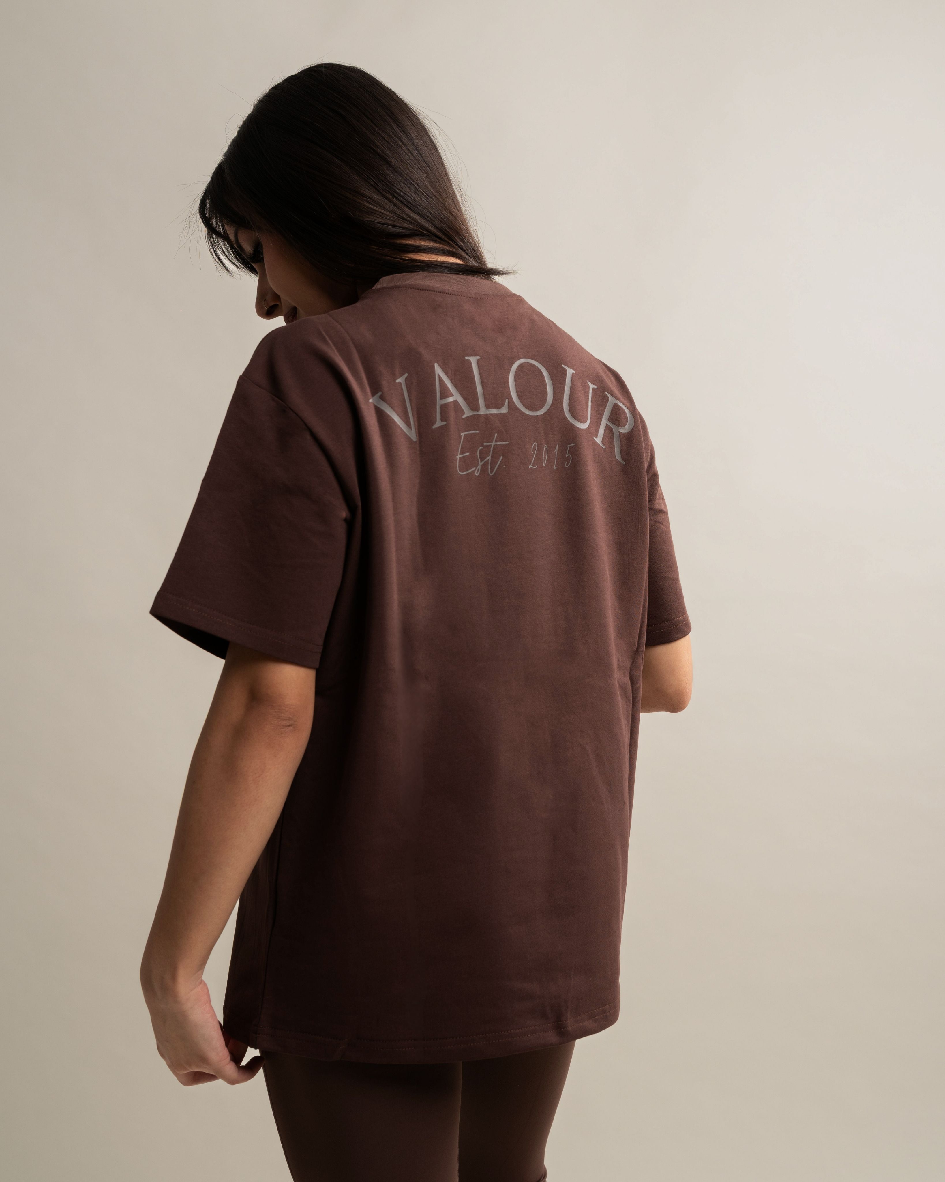 Oversized Essential Comfort Tee - Cocoa