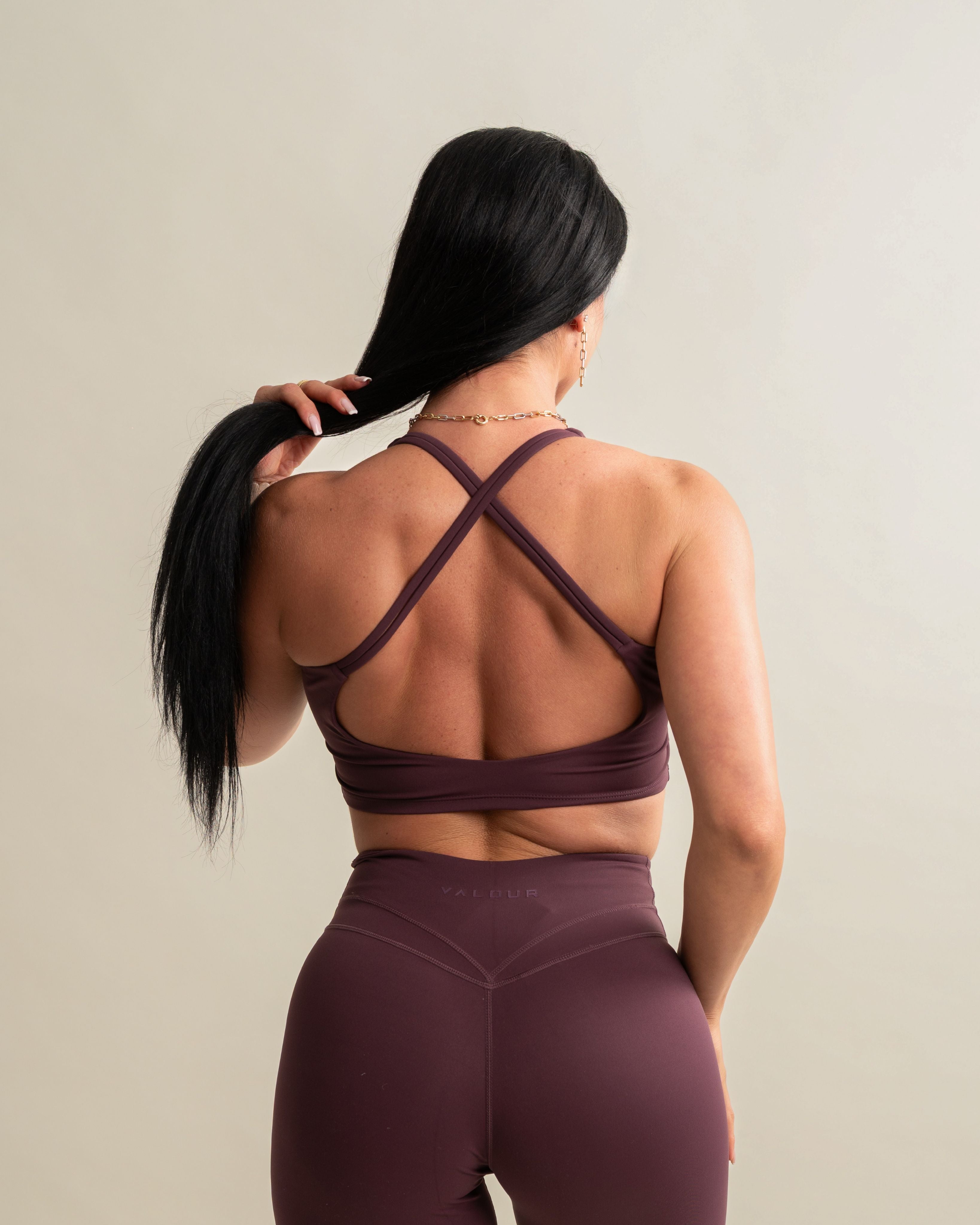 Meraki Contour Sports Bra - Fig