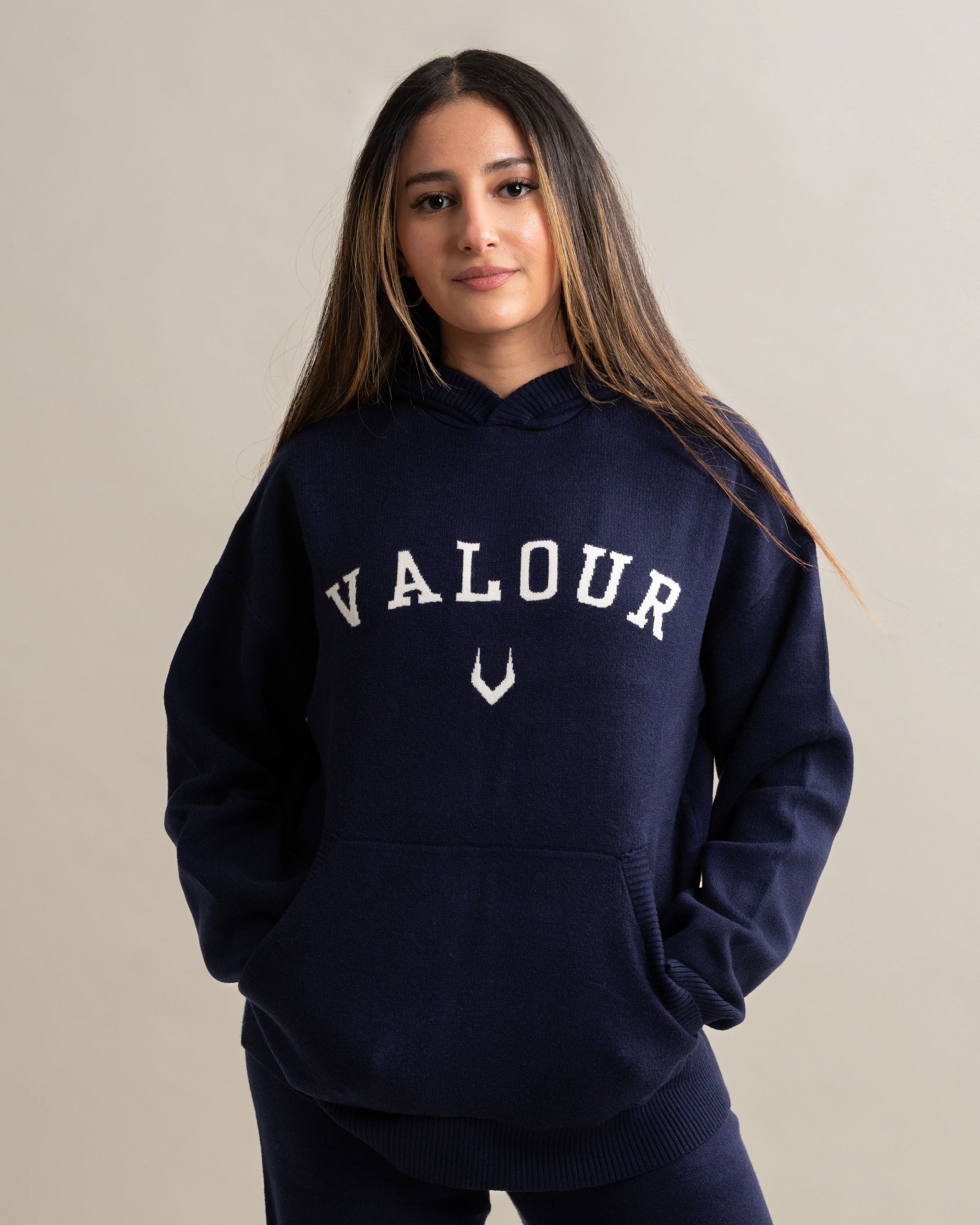 Serene Knit Hoodie - Eclipse