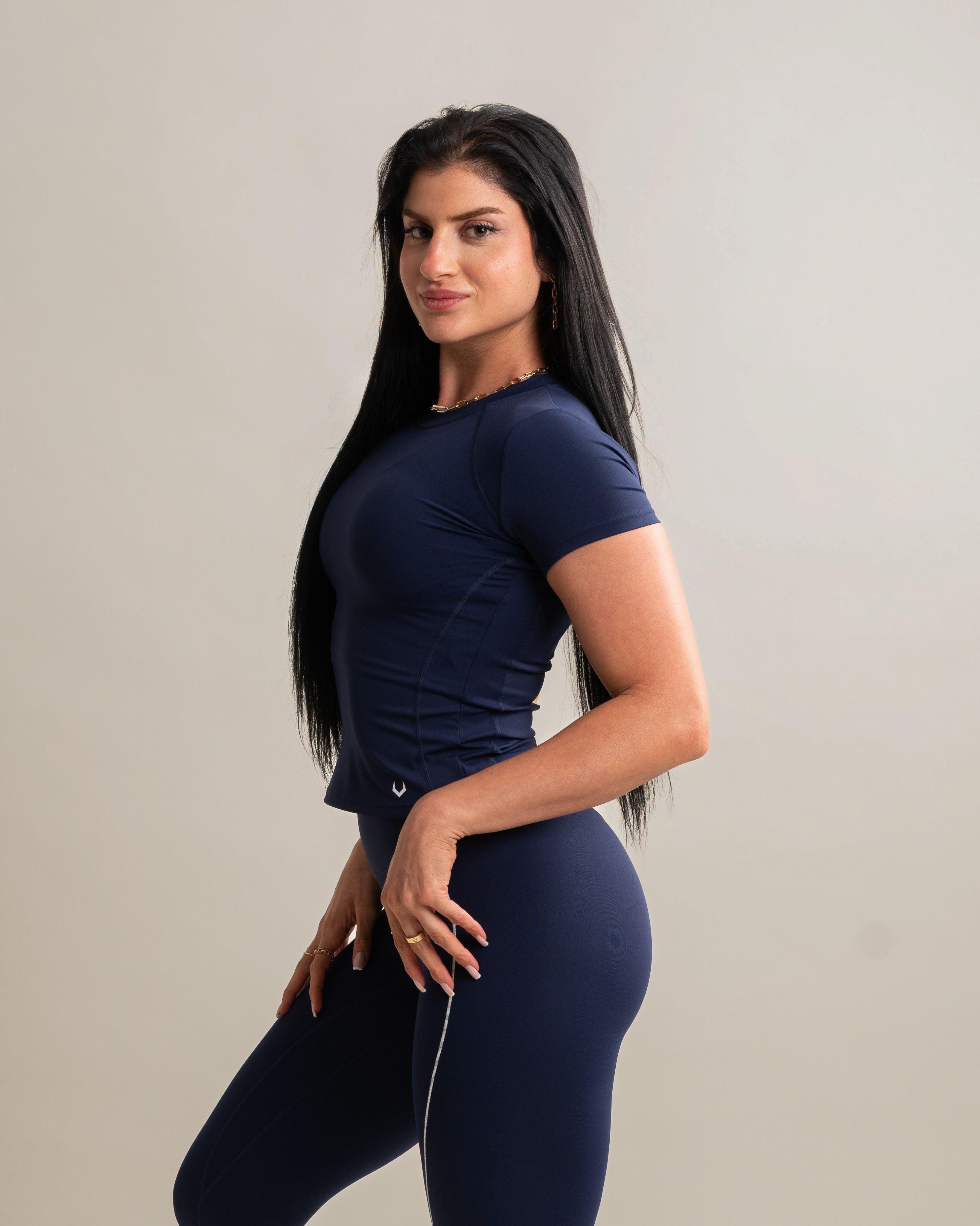 Sculpt Short Sleeve Top - Eclipse