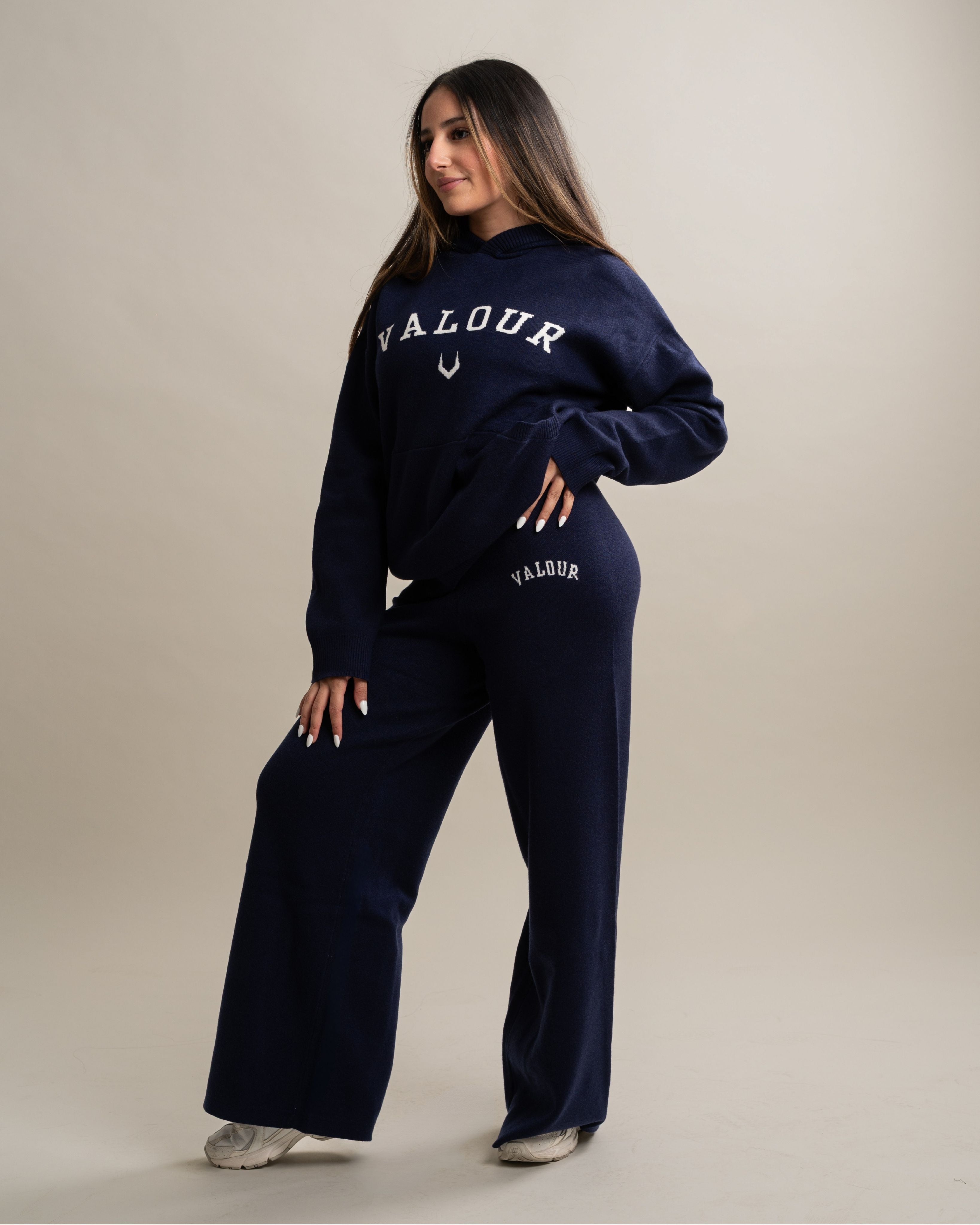 Serene Knit Hoodie - Eclipse