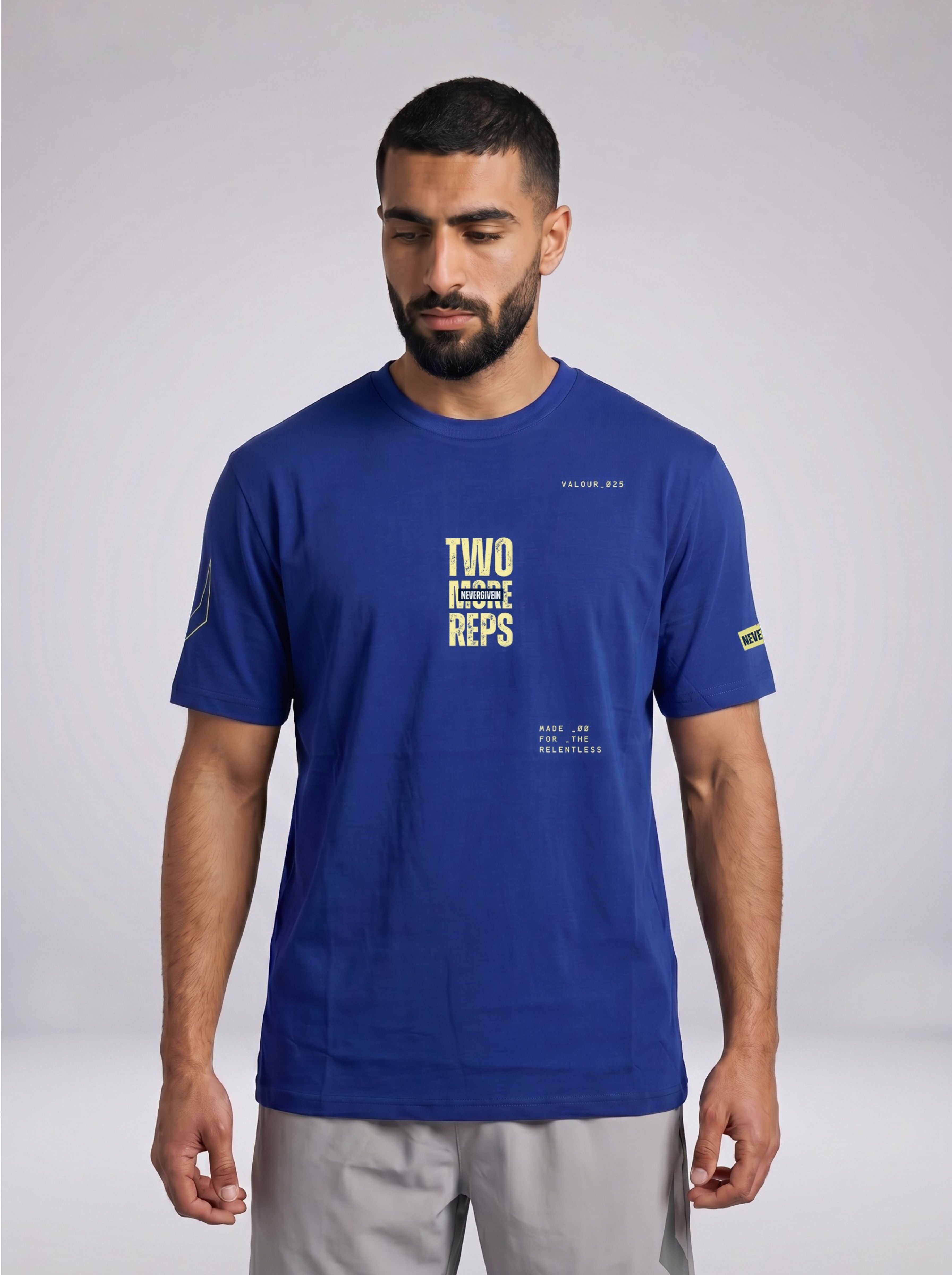 2MR Round Neck T-Shirt - Blue