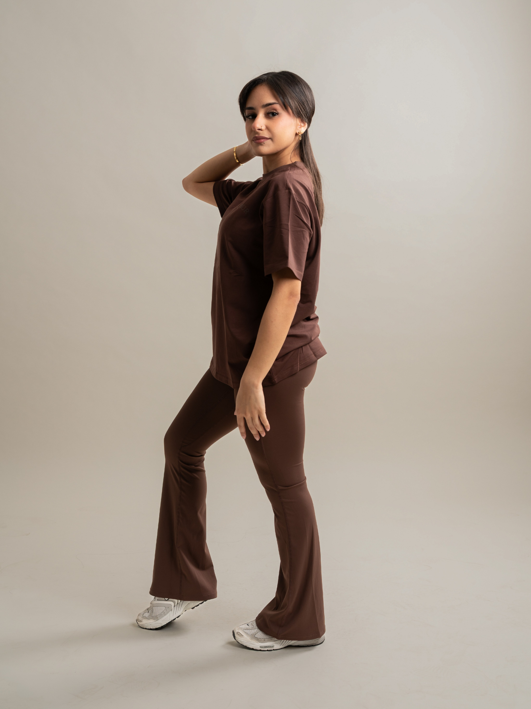 Oversized Essential Comfort Tee - Cocoa